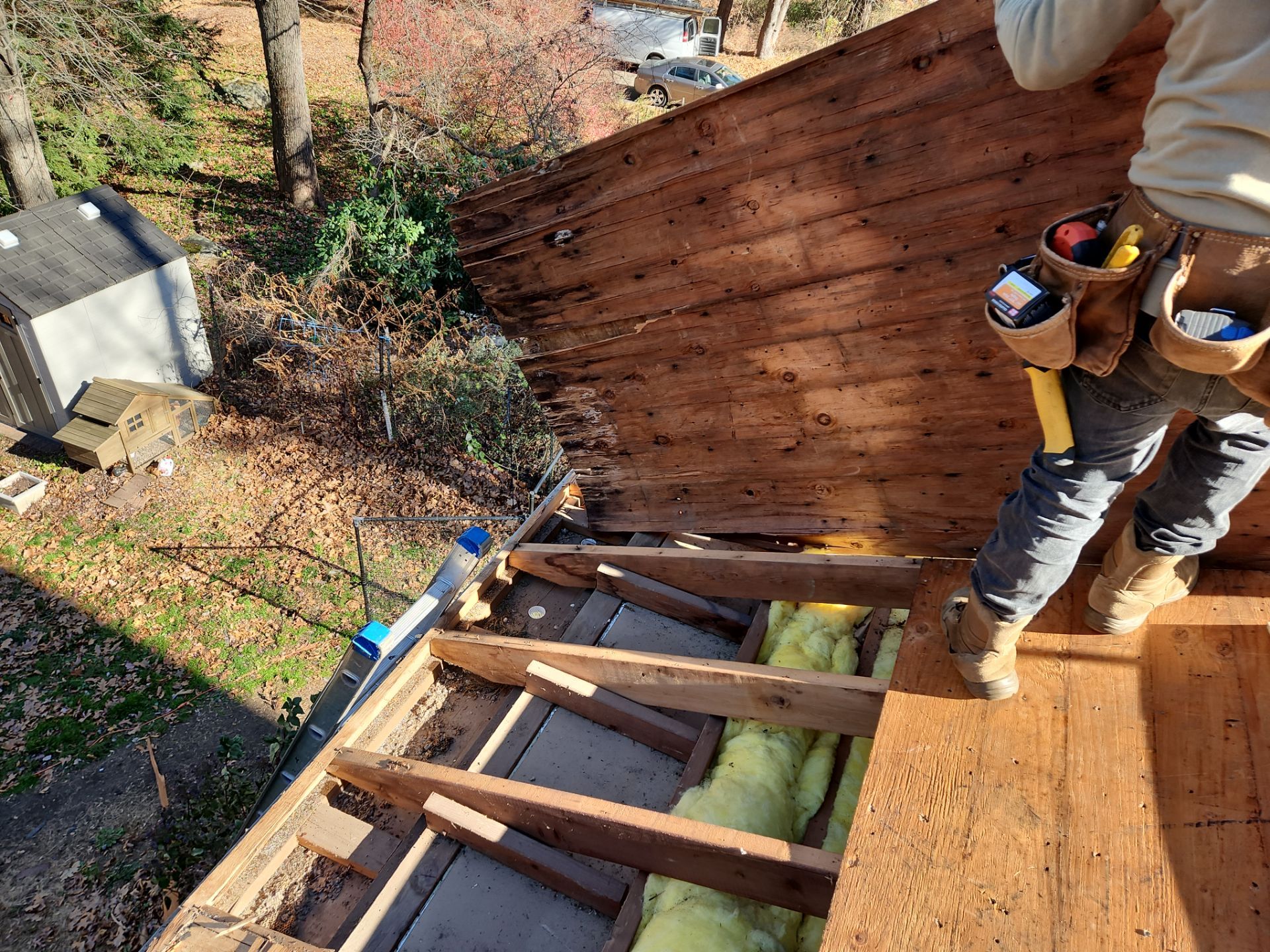 Residential Roofing Installation using Owens Corning TruDefinition Duration AR - Williamsburg Gray by A Plus Exterior