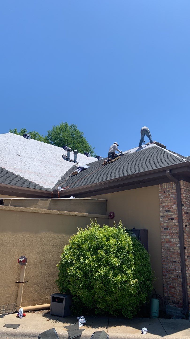 Commercial Roof Installation using GAF Shingles in Dallas Texas by Elite Roofing LLC