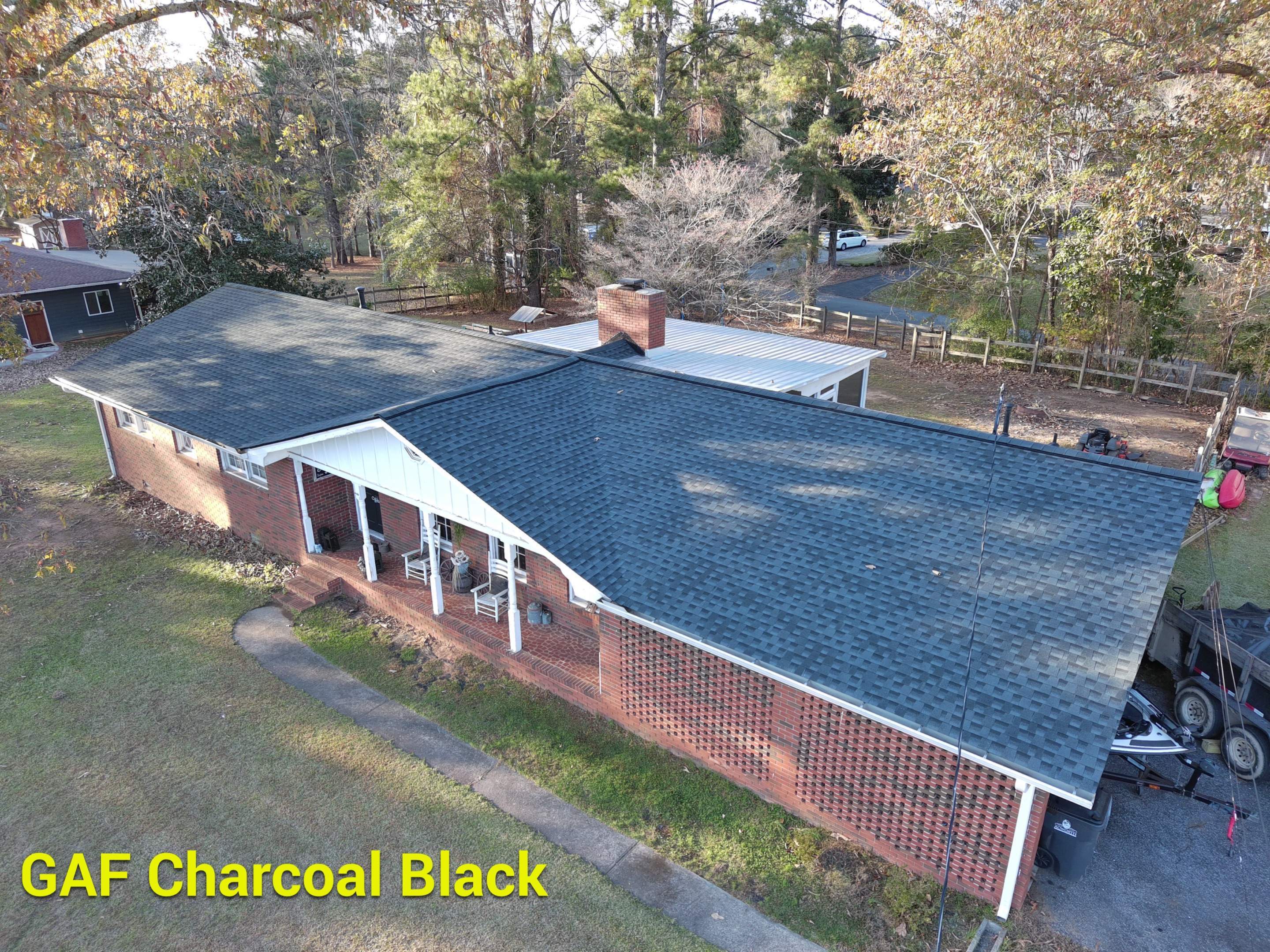 New roof installation and shingle colors by Rhino Restoration