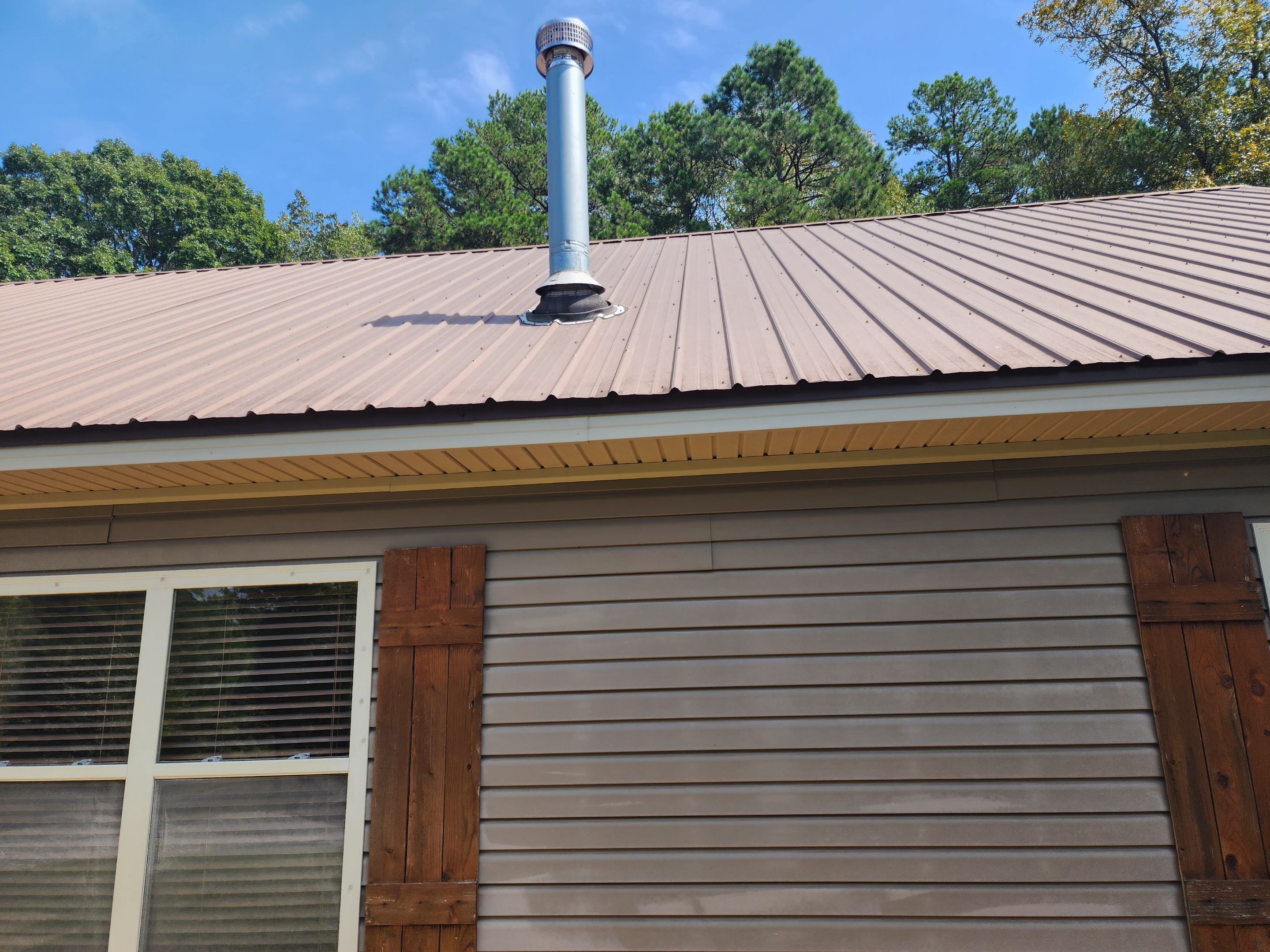Residential Metal Roof Replacement using Reed's Metals: 26 GA. Standing Seam: Charcoal Grey by Hostetler Roofing