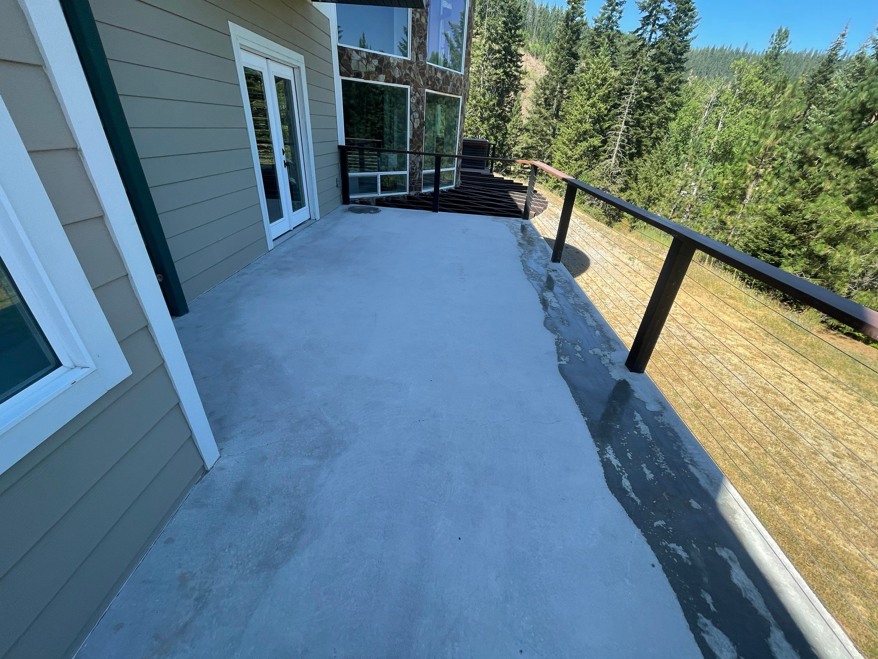 Patio Transformation using Greystone 1/8" by Croc Coatings, LLC