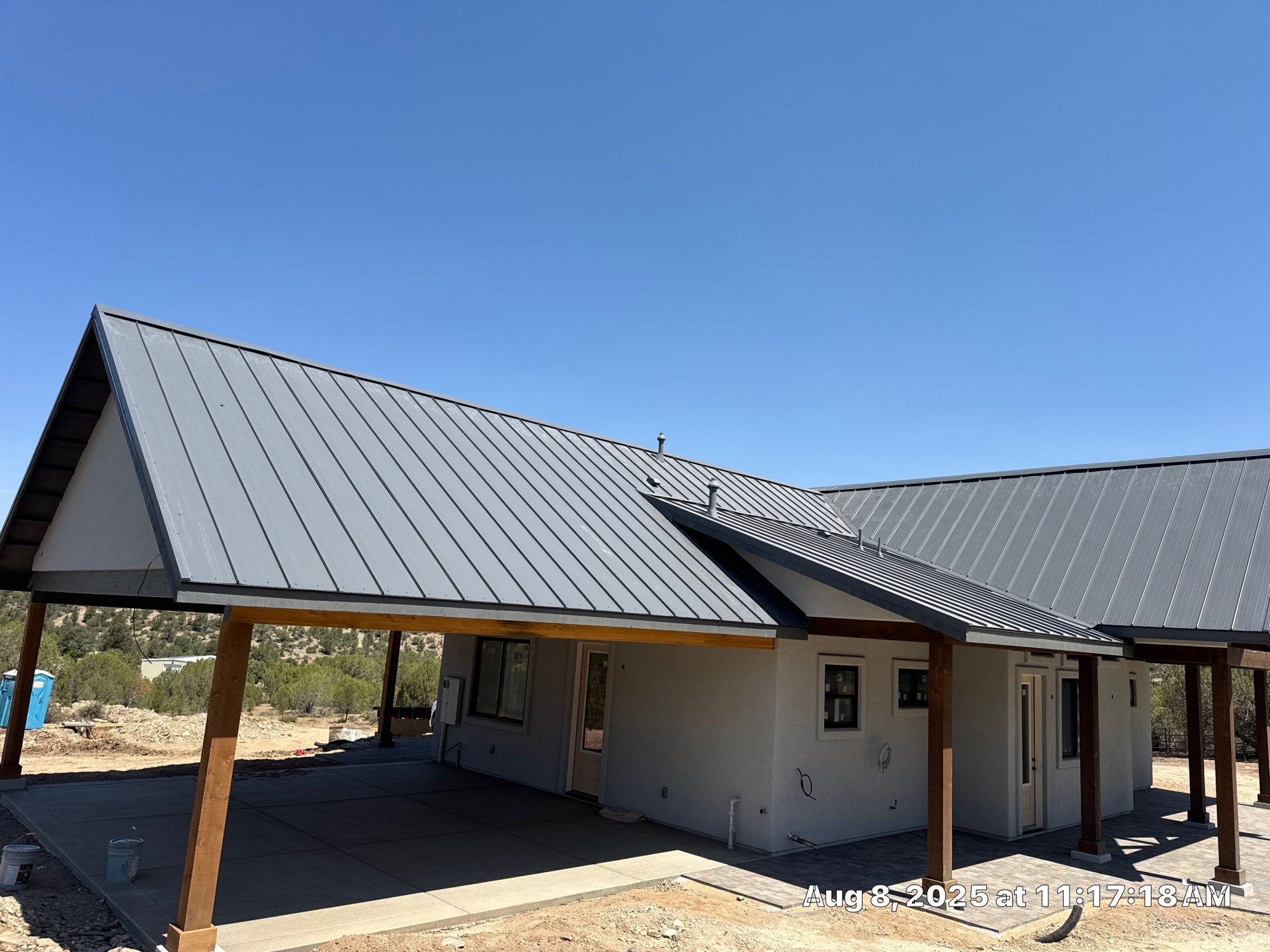 Prescott Standing Seam Metal Roof Installation by Badger Roofing