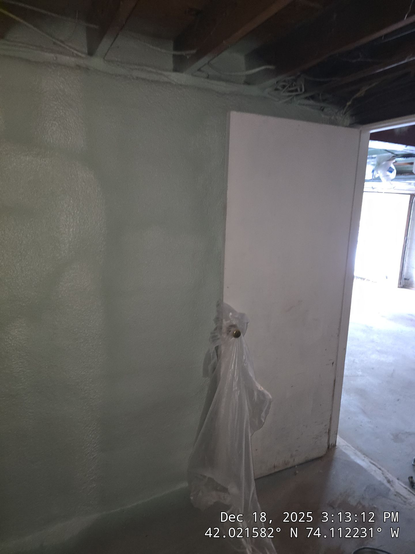 Attic Insulation using open cell spray foam by NYS Foam & Energy