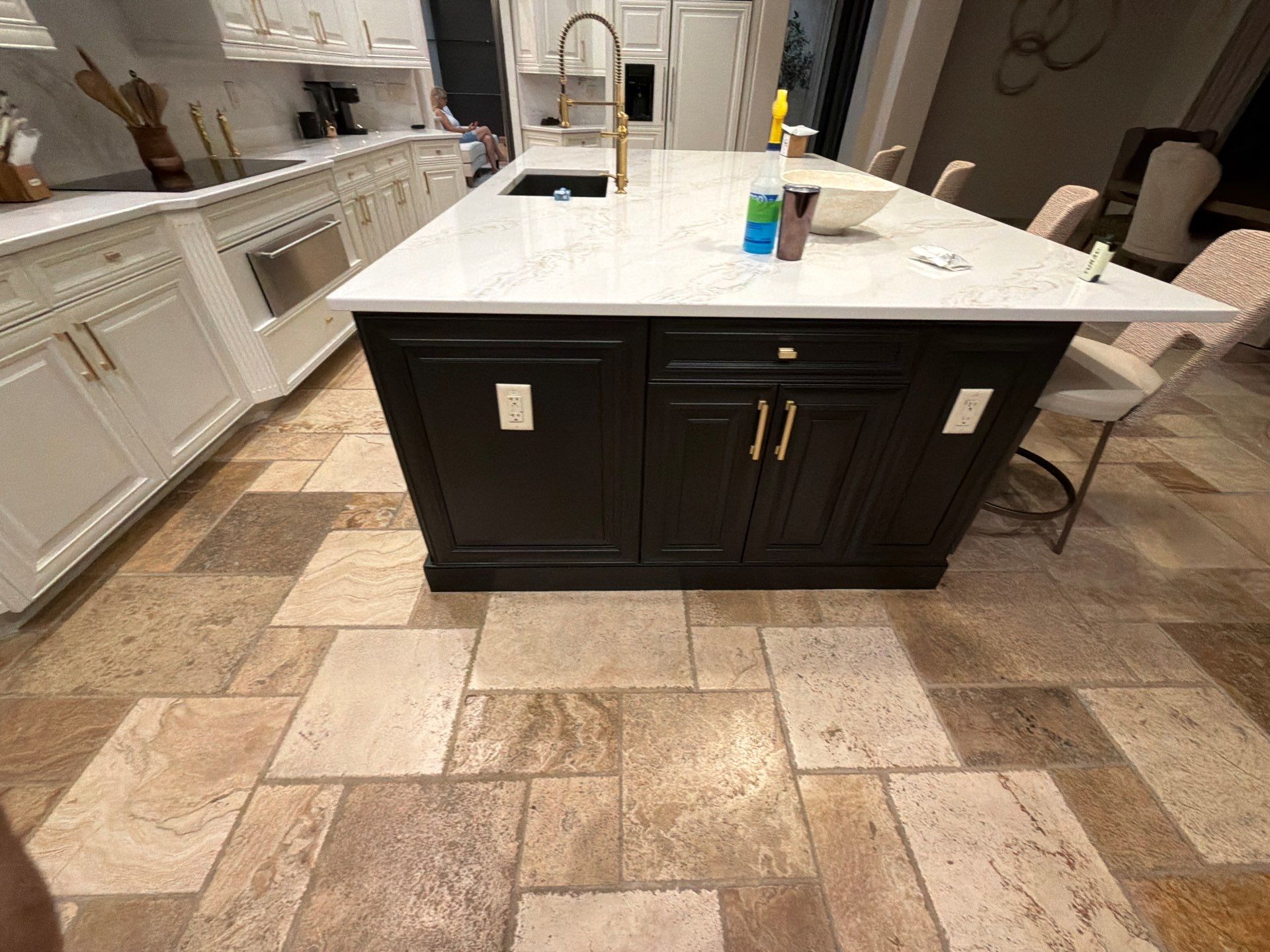 Two Tone Cabinets Repaint by Fresh Coat Painters