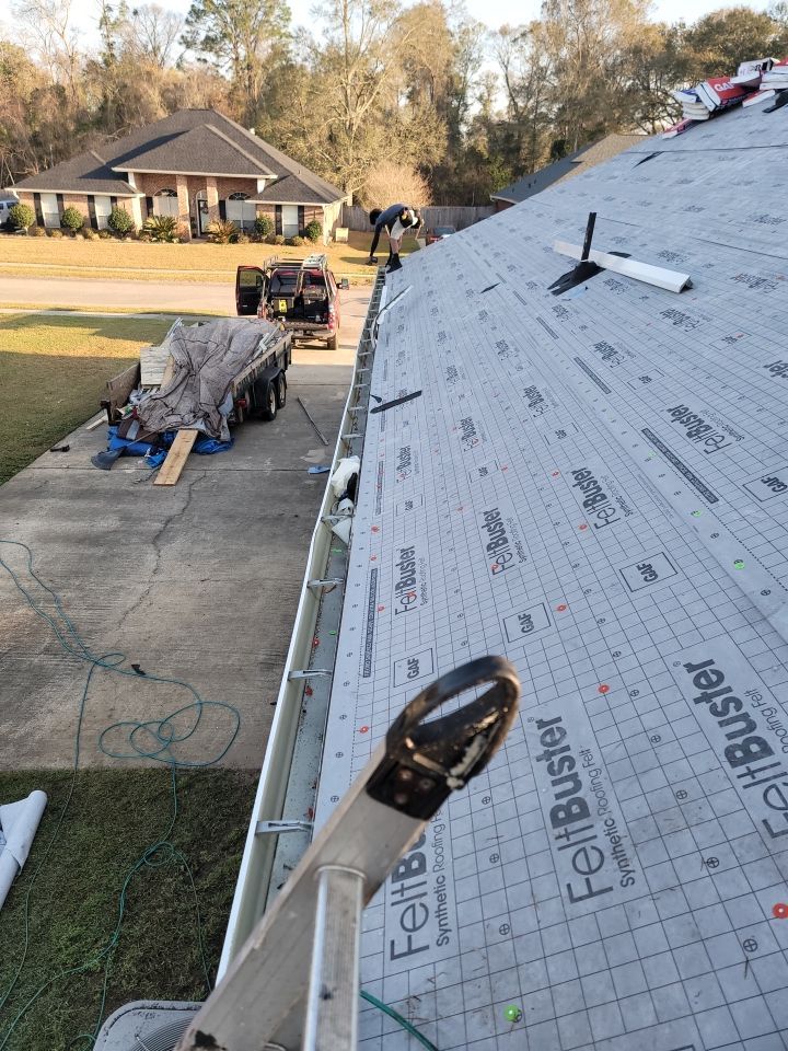 Residential Roofing Installation using Roof Replacement by American Roofing & Construction LLC