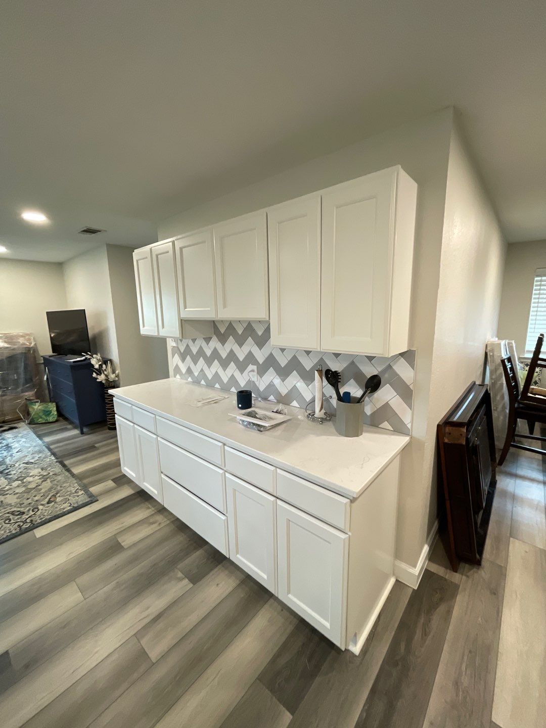 Interior flooring project by Springtree Restoration 