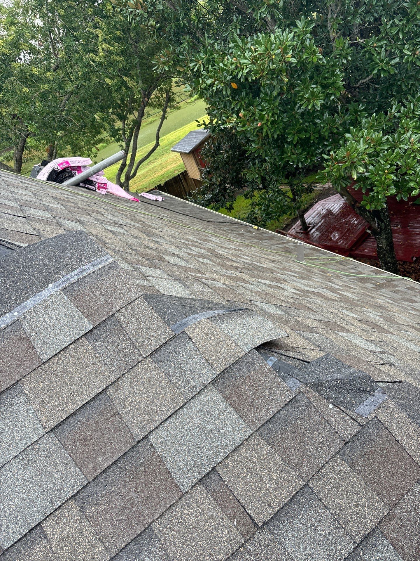 Residential Roofing Installation using Owen's Corning Duration (Lifetime) Shingles by Roof Repair Company