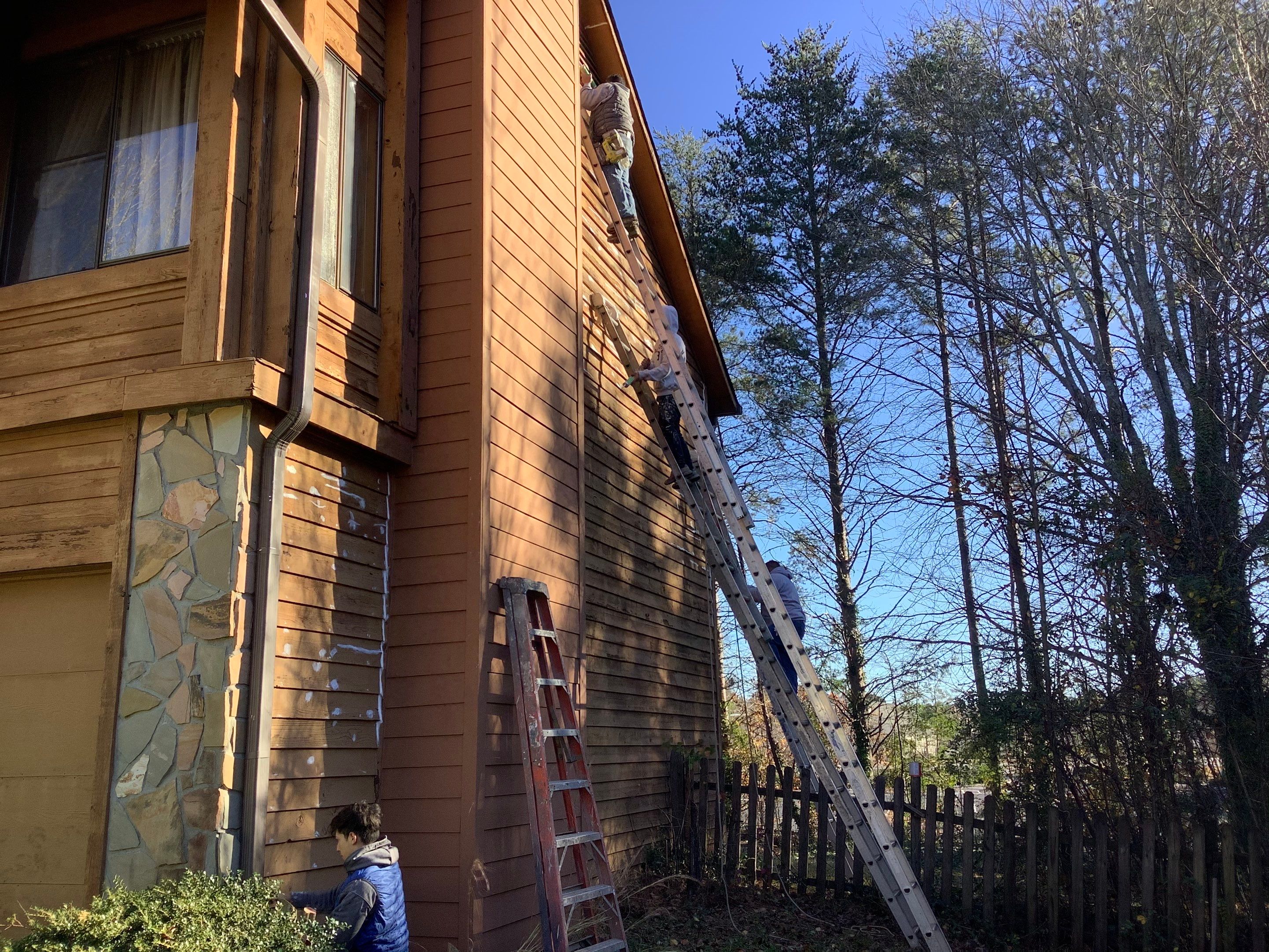Full Exterior Siding Painting and Trim Update in Marietta by Swift Home Renovations