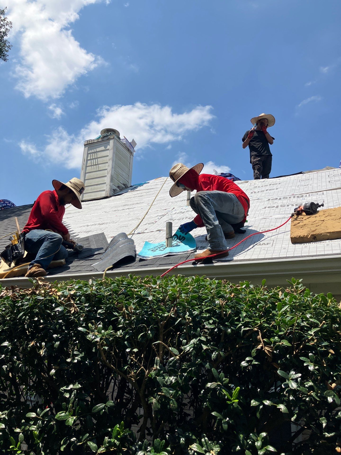 Project in Spring by Royal Crown Roofing 