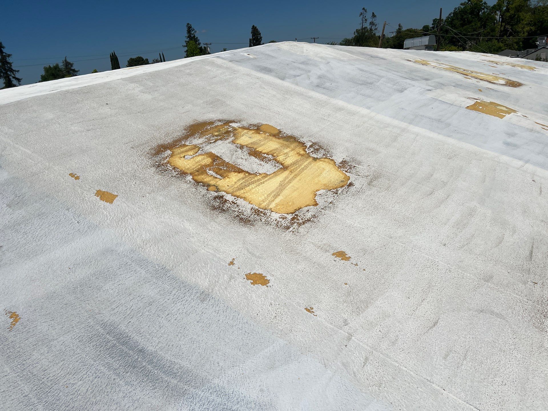 Foam Refurbish using Conklin Benchmark/PUMA XL coatings and spray foam by Straight Edge Roofing Inc