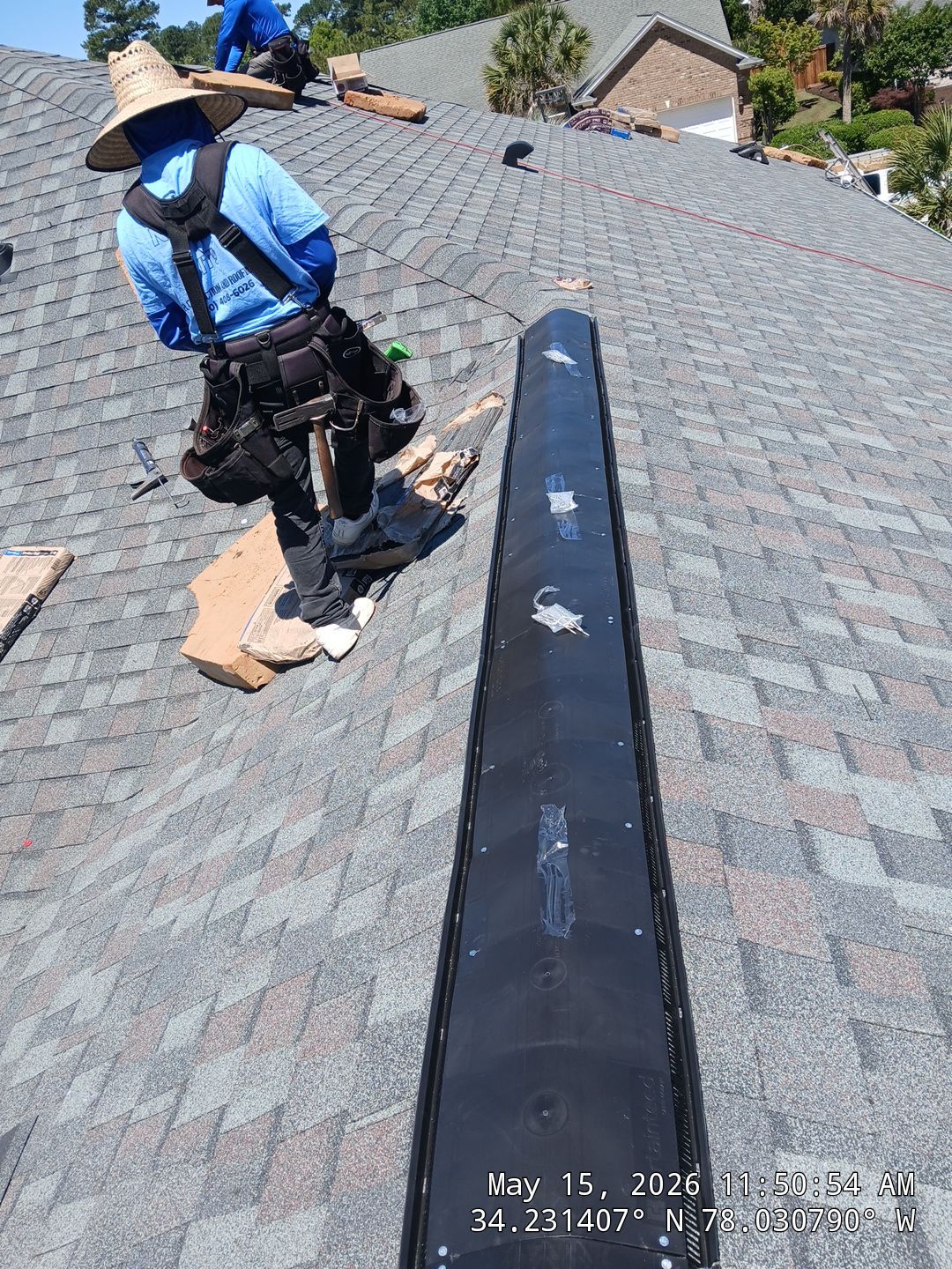 Fortified Roof Replacement in Leland, NC by Local Roofing Contractor using Landmark Pro Colonial Slate by RGR Construction and Roofing, LLC