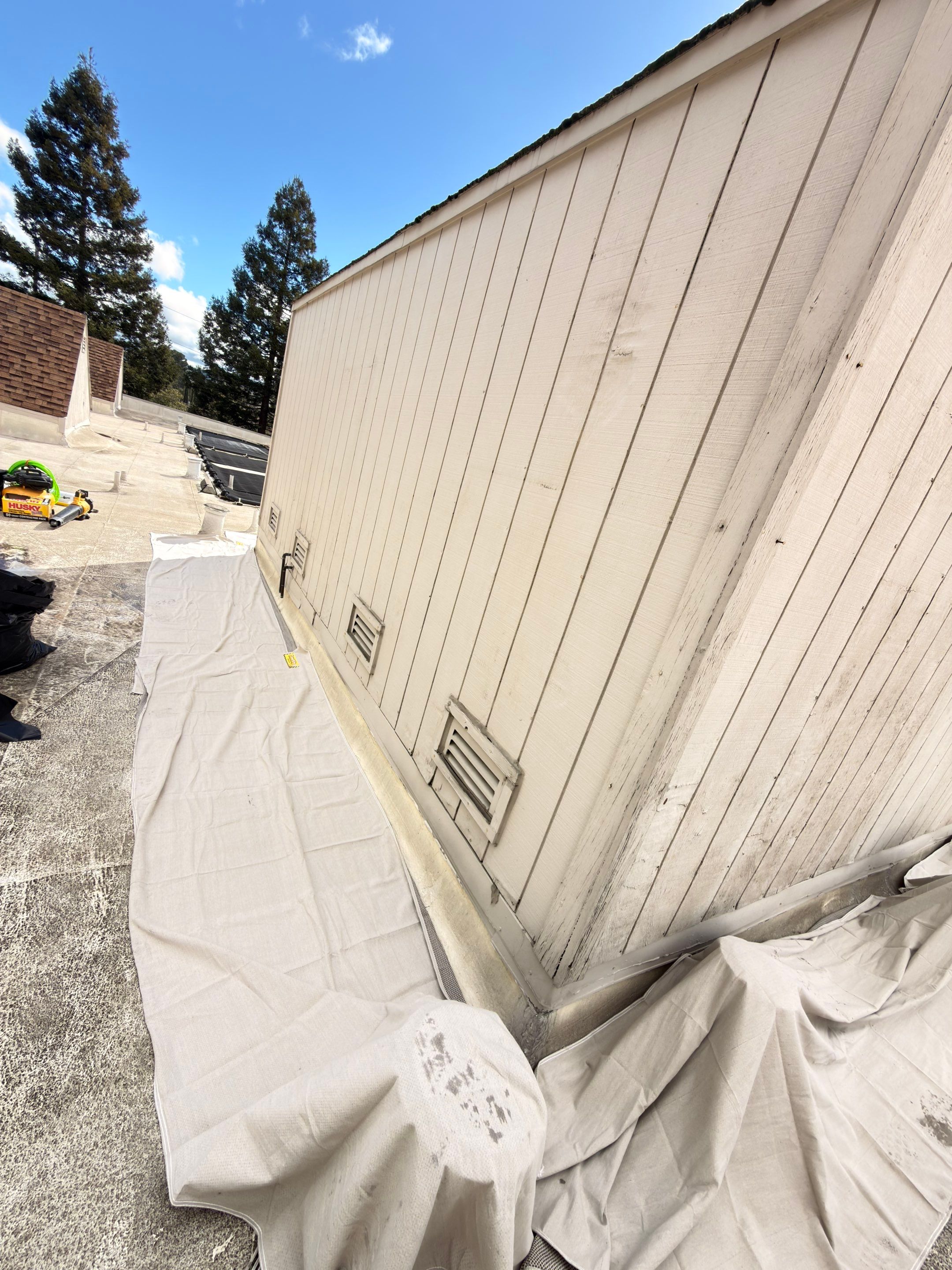 Roof Top Boiler Room and Roofing Repairs by Anza Builders, Inc. 