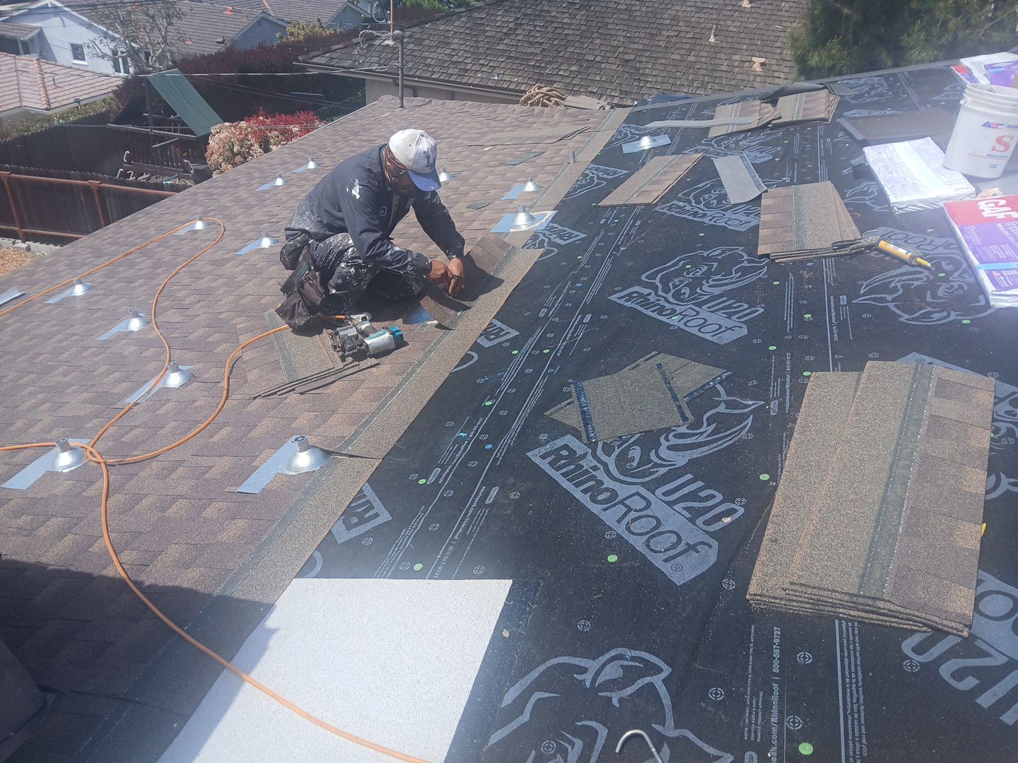 Roof Preparation for Solar Panels using GAF Shingles  by Hull Brothers Roofing