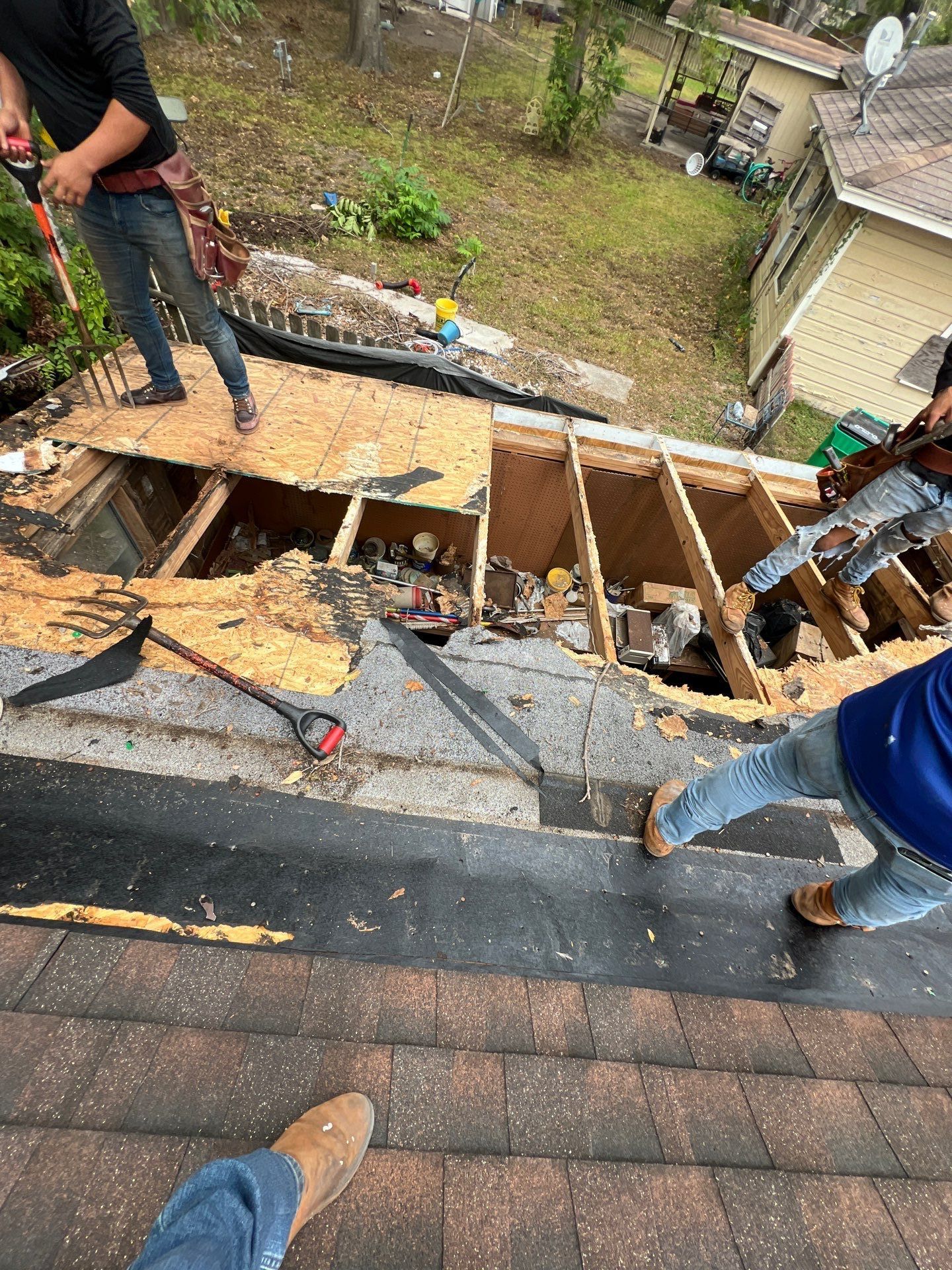 Residential Roofing Repair using Owen's Corning Duration (Lifetime) Shingles by Roof Repair Company