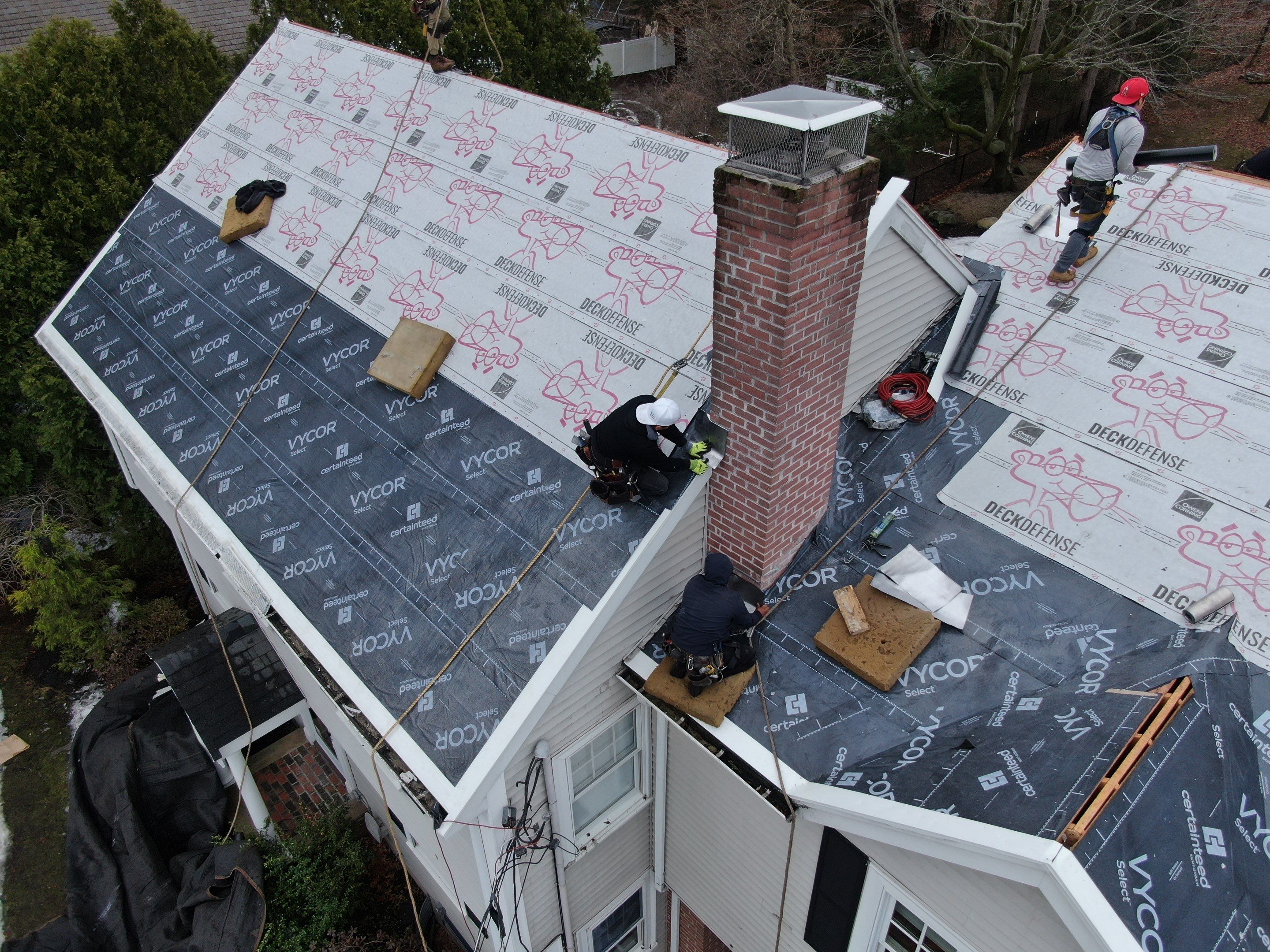 lFull Roof Replacement + Emergency Ice Dam Removal — Lexington, MA by Mighty Dog Roofing of Greater Middlesex County