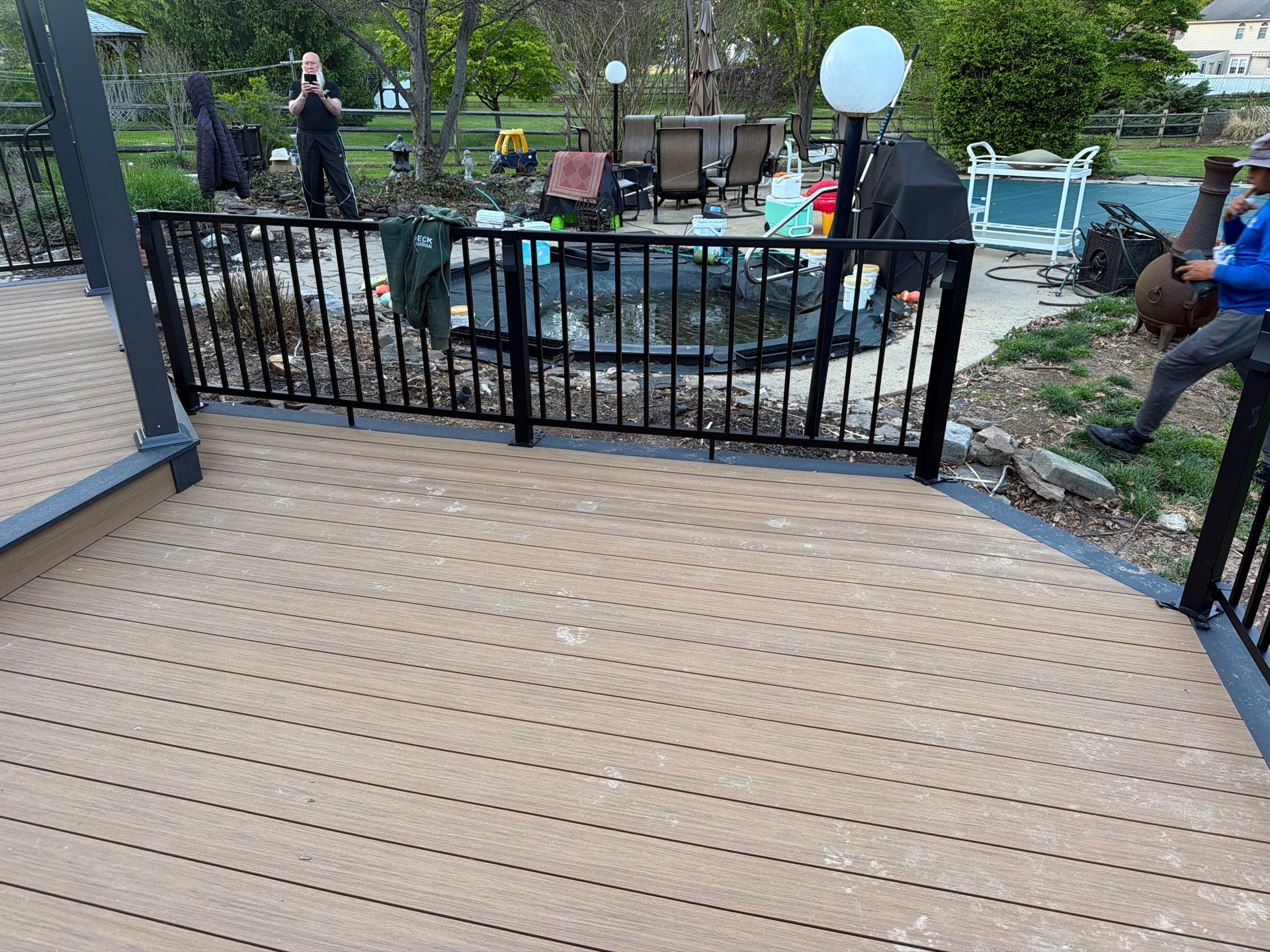 Deck Resurface In Richboro PA With Pergola by deck guardian
