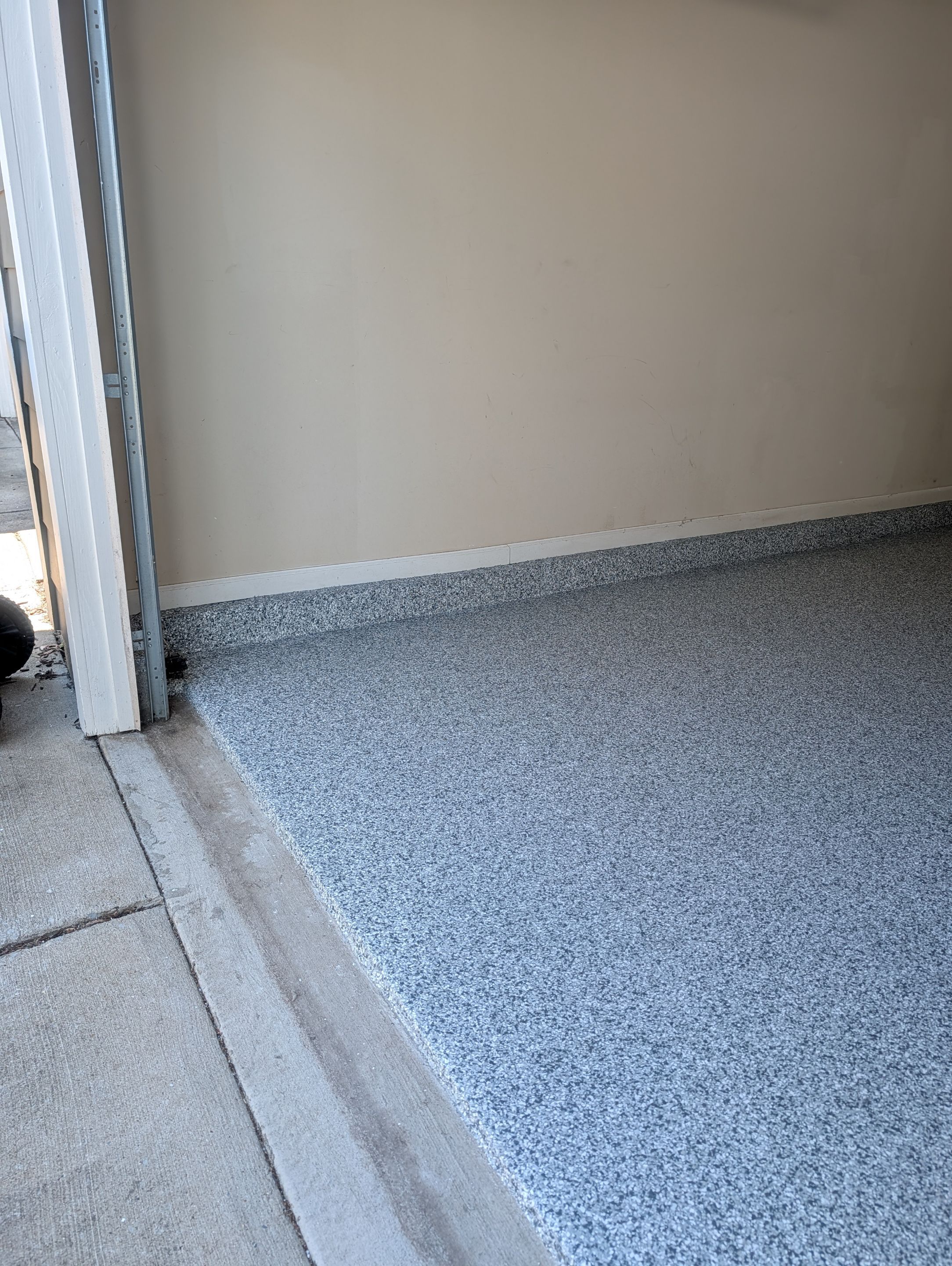 Garage Floor Coating using Gravel by My Garage Floor Guys