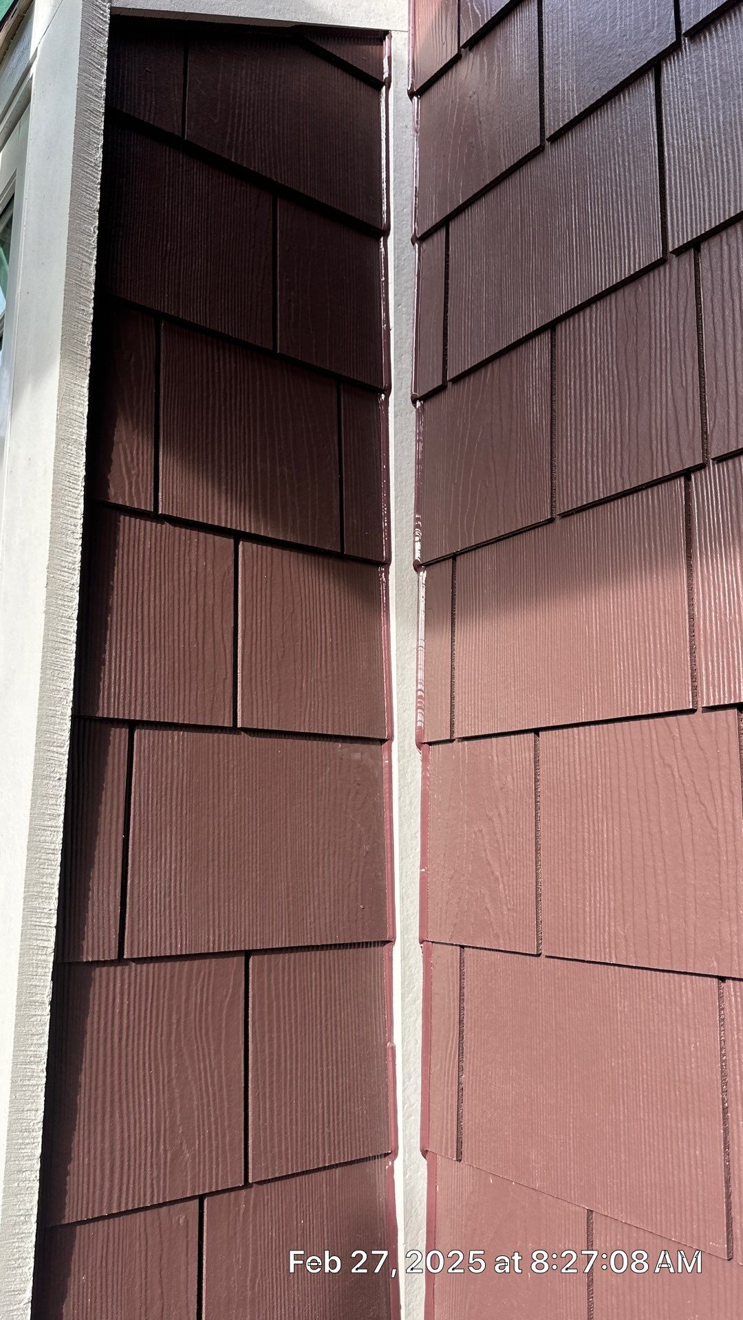Pre-finish shingles by New Era Siding Inc 