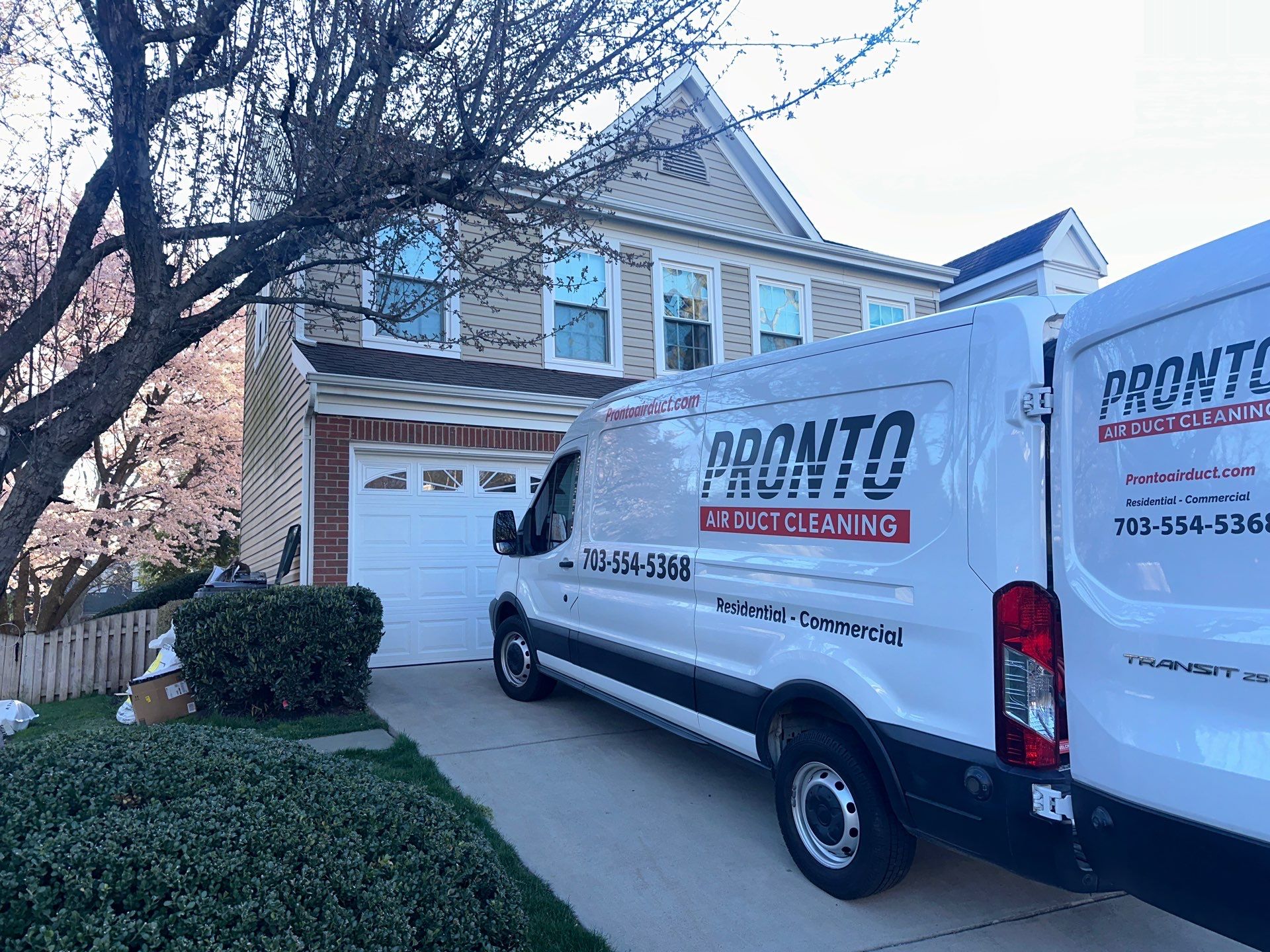 Air duct cleaning and Dryer Vent Cleaning by Pronto Air Duct Cleaning