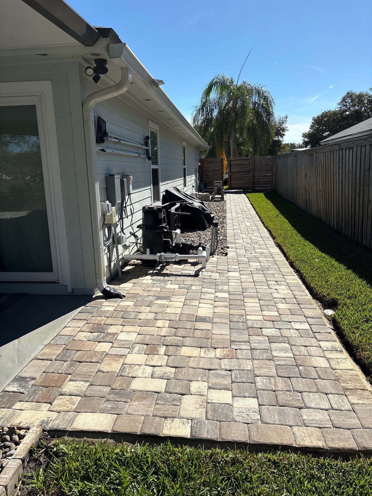 Pool Pavers using PolySand by DuraSeal