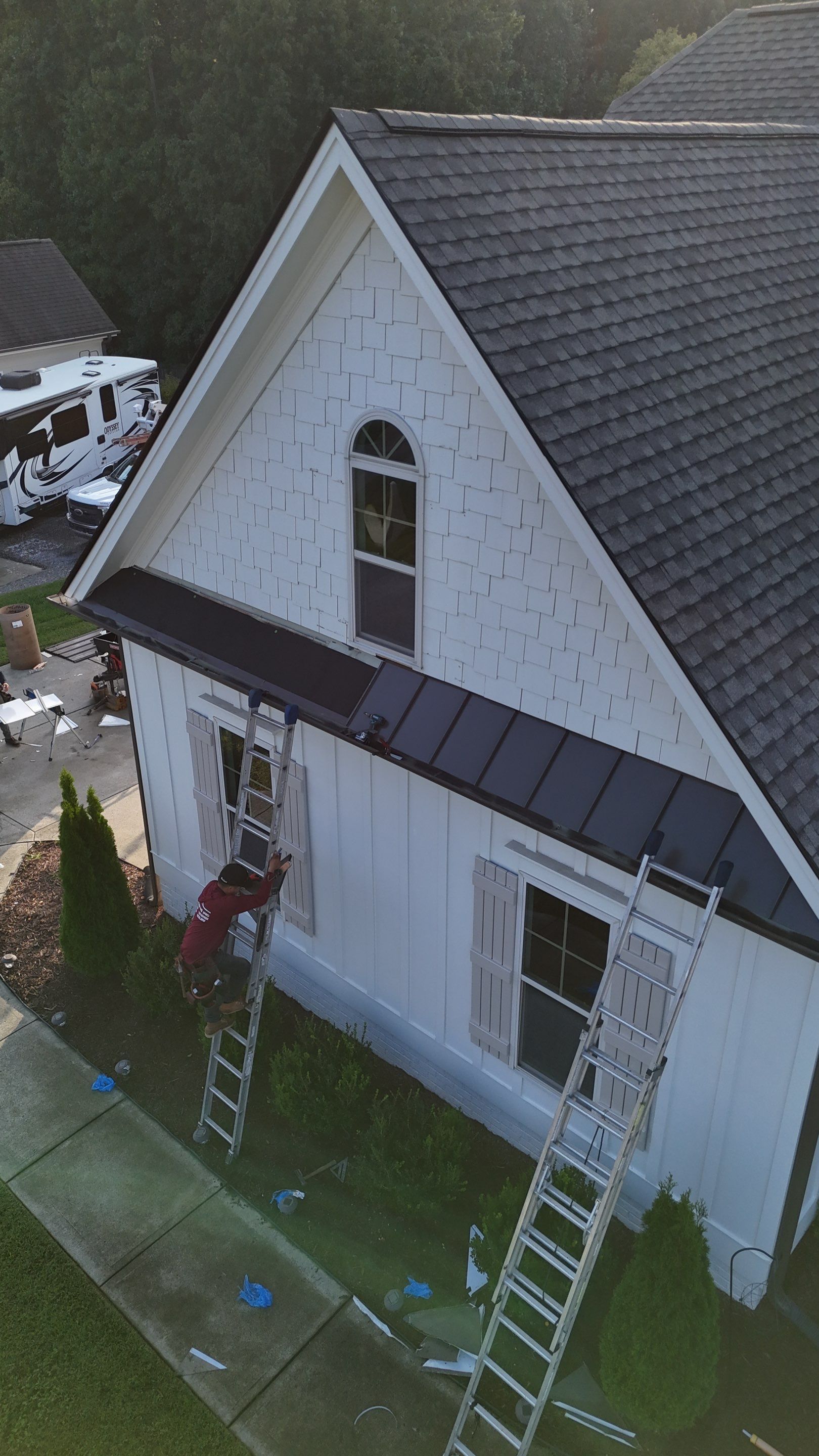 Roof Replacement - GAF Timberline Ultra HDZ Weathered Wood shingles by Pro Performance Roofing