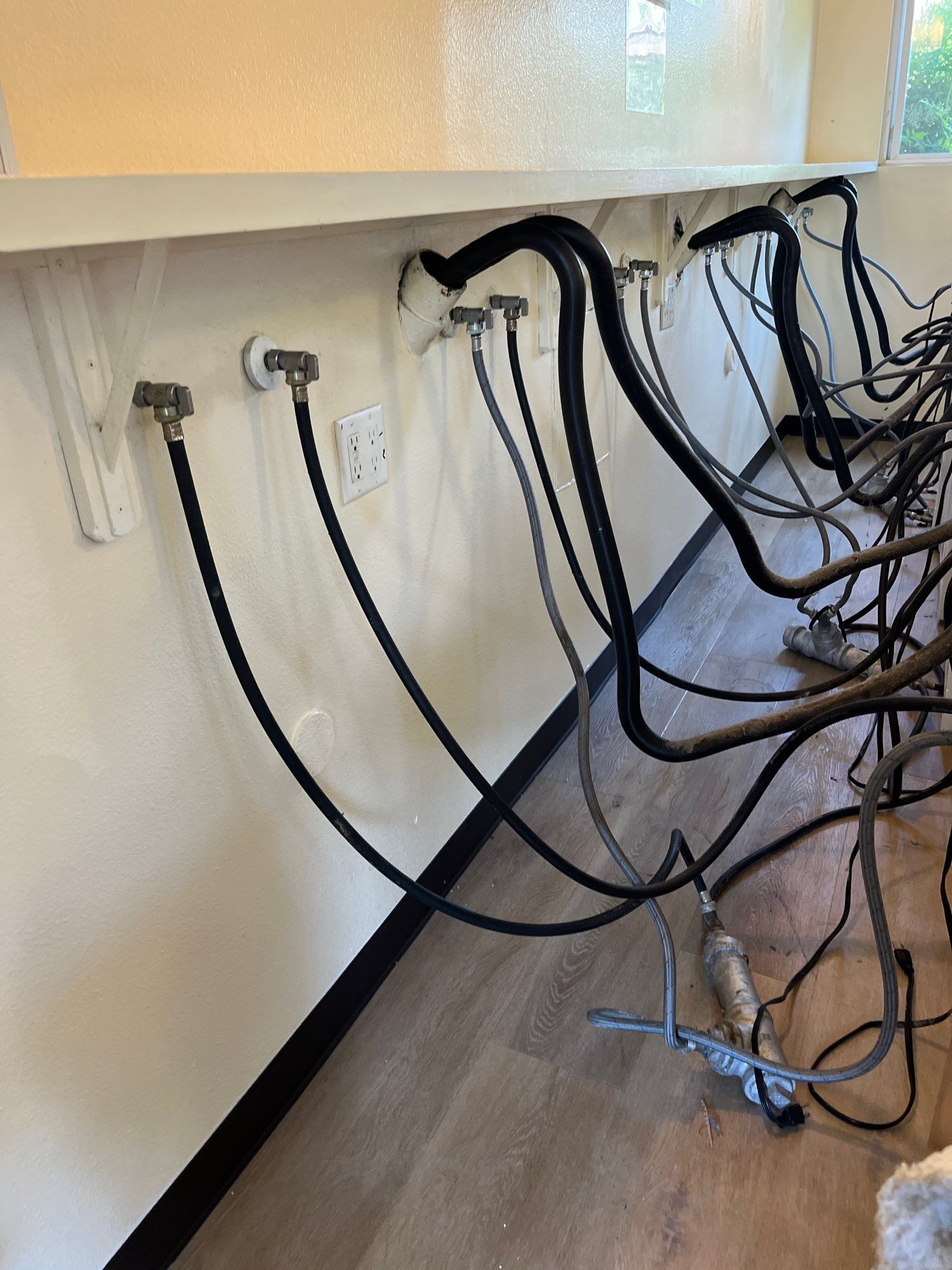 Laundry Room Water Restoration & Rebuild in Irvine by One Stop Source