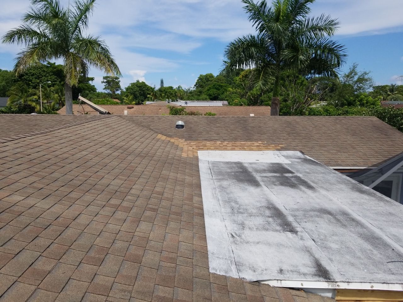 Residential Roof Repair and Exterior Soffit Renovation in Boca Raton by Aastro Roofing