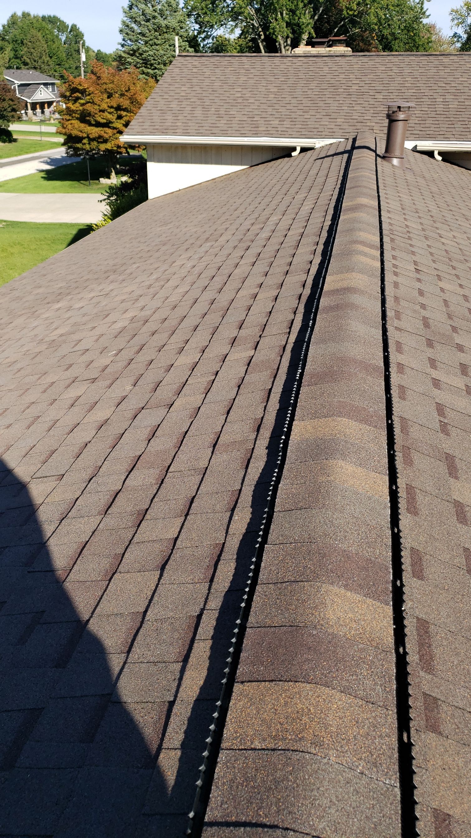 ATLAS PINNACLE COLOR: PRISTINE HEATHER DRIP EDGE: MUSKET BROWN by Eagle Eye Roofing