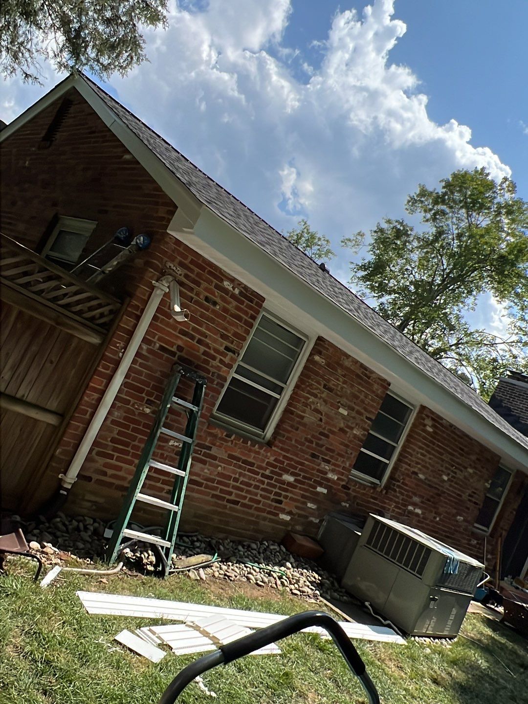 Springfield Tree Damage Restoration: CertainTeed Landmark Designer Shingles in Charcoal Black by RM Banning, Inc.