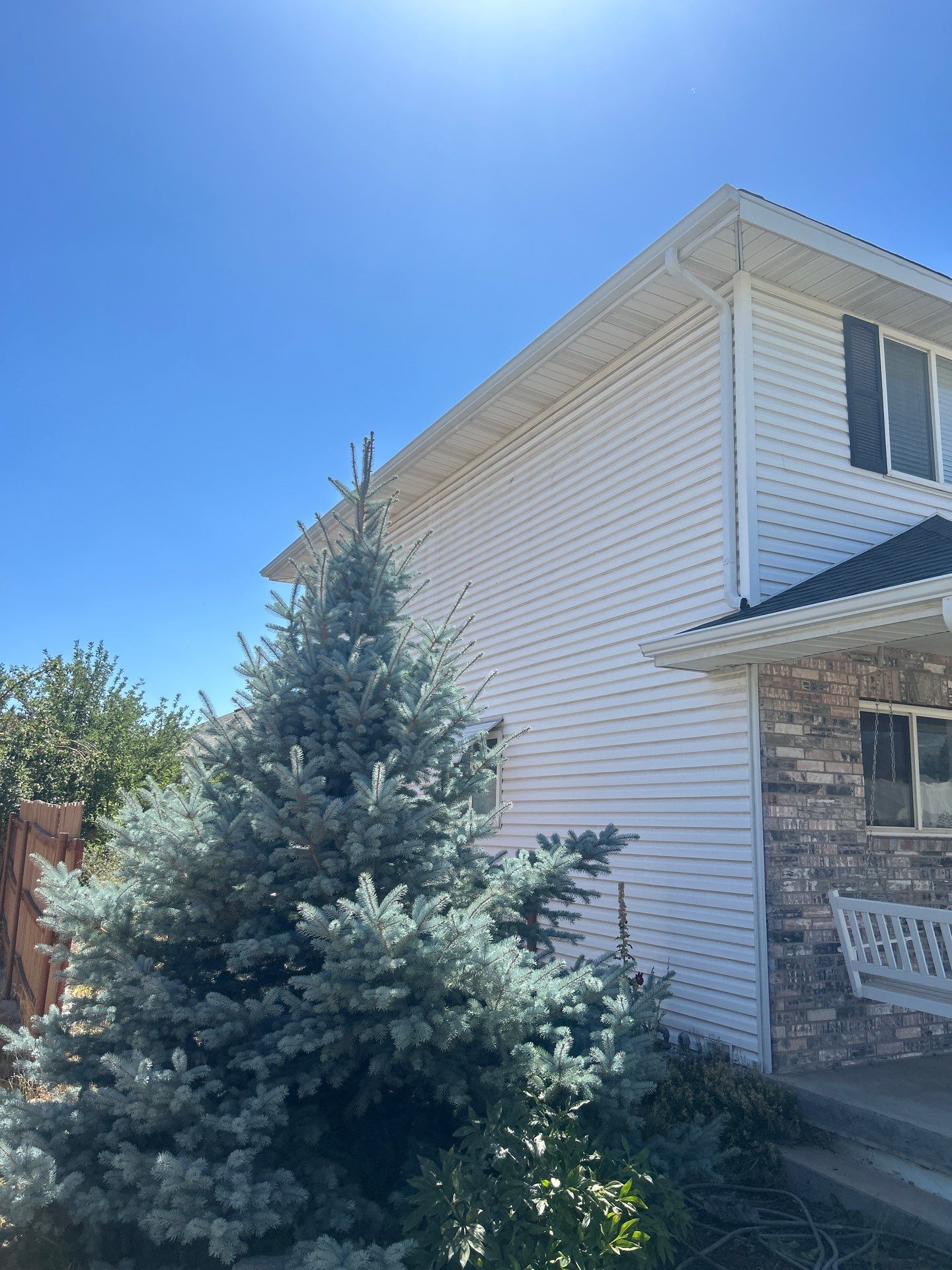 Project in Heber by Master Rain Gutters.