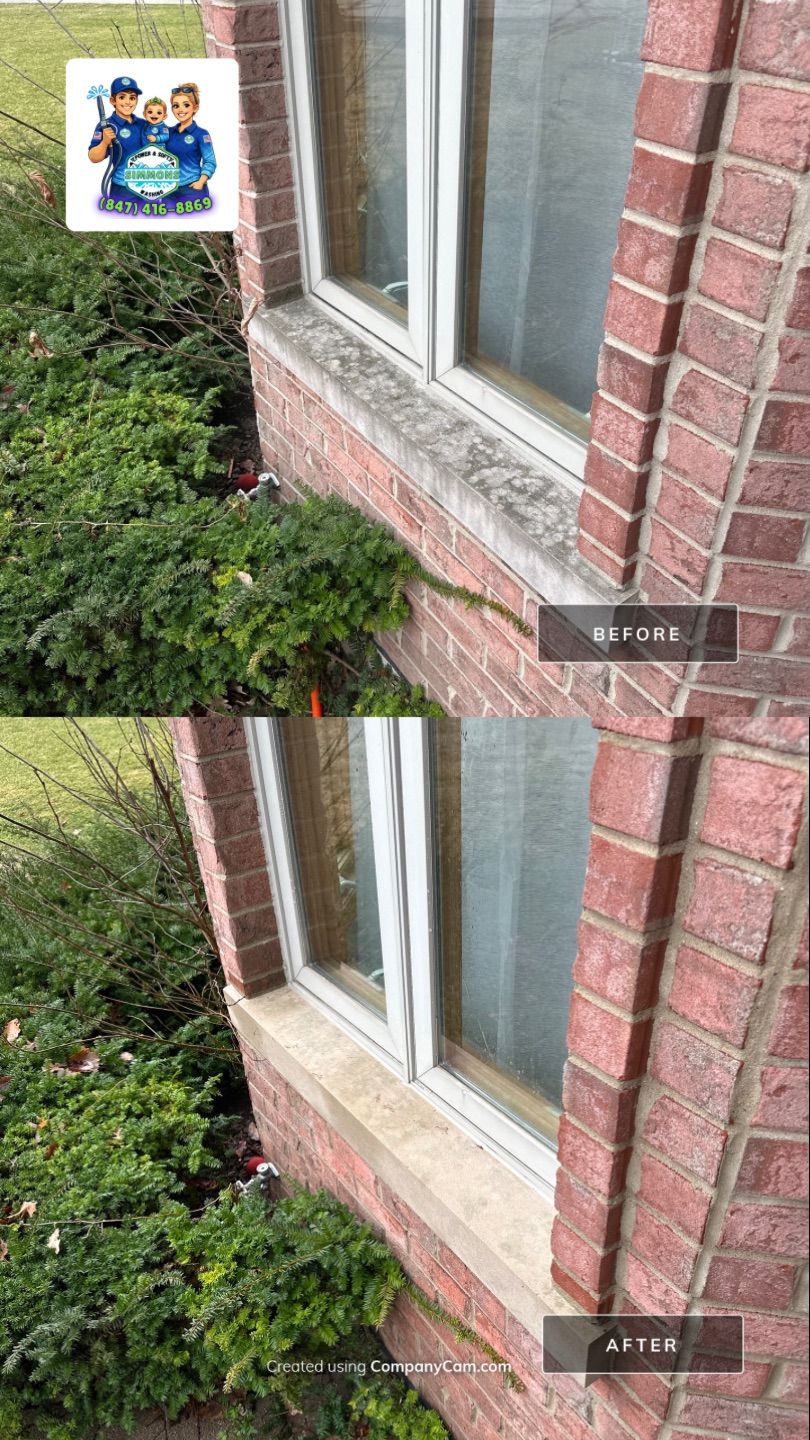 Project in Addison by Simmons Power & Soft Washing