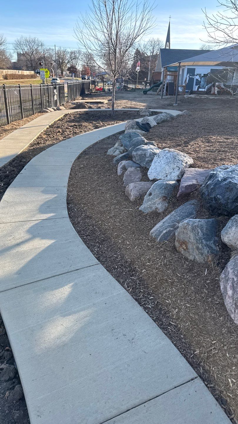 CDC Turf & Playground Project. by New Horizon Landscapes