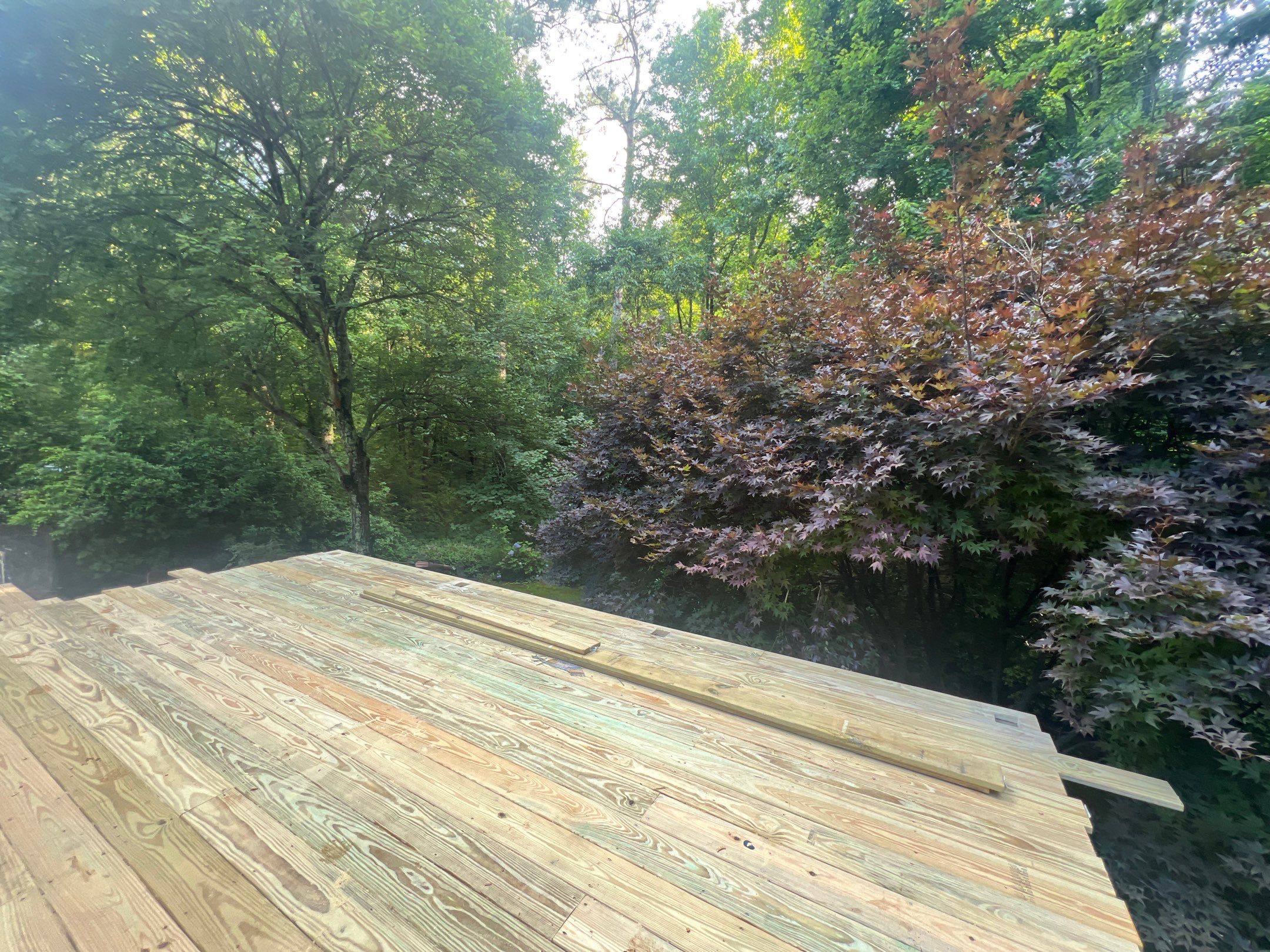 Pressure-Treated Wood Deck Replacement and Staircase Installation in Kennesaw by Swift Home Renovations