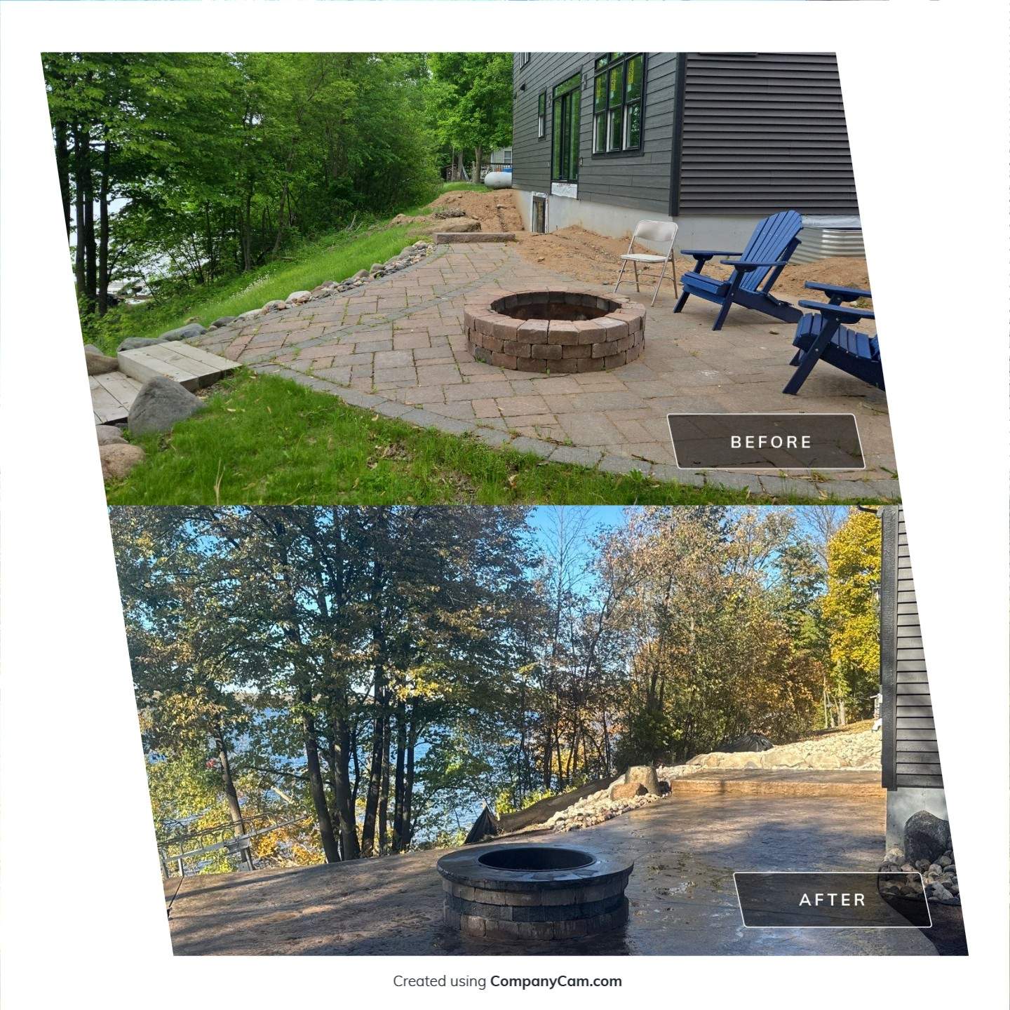 New Constuction, Rock Edging Foundation Bed, Paver Patio by Balsam Lake Pro Lawn