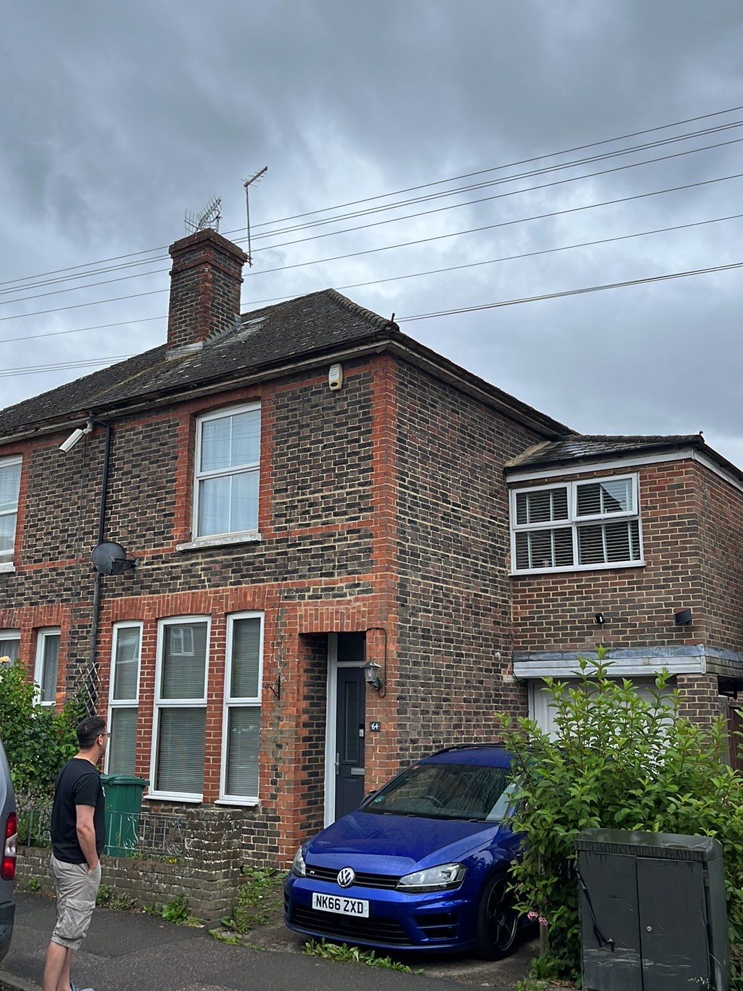 Roof Clean  - Moss Removal - Gutter Clean using Honda 15lpm Low Pressure Washing Machine by Ges Exterior Cleaning ltd