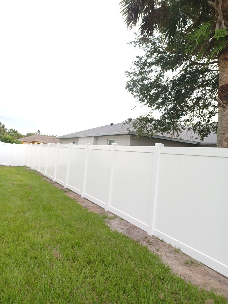 North Port, FL 6ft. Tall White Vinyl Privacy Fence  by Asap fence and gates, LLC