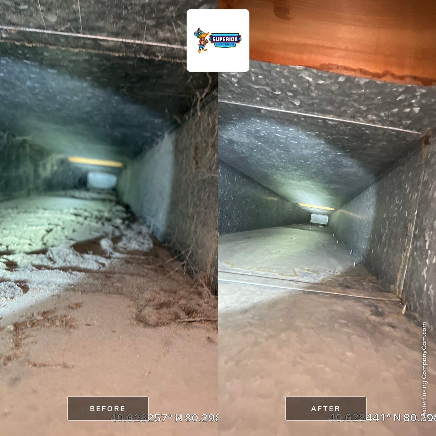 Air Duct Cleaning With a Vacuum Truck in Aliquippa, PA by Superior Air Duct Cleaning