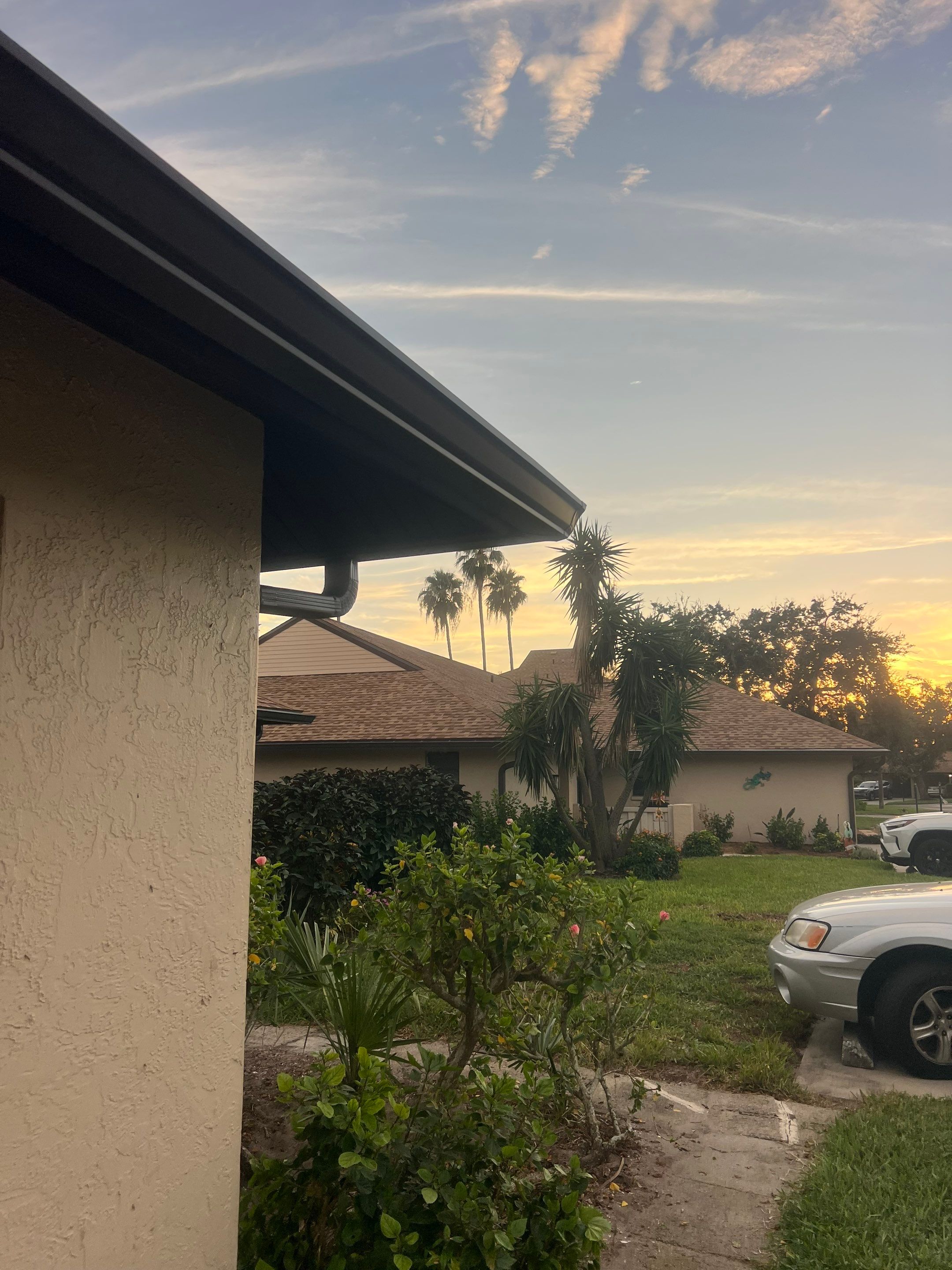 Bronze 6-Inch Seamless Gutters Installation in Bradenton FL by Gutter Professors