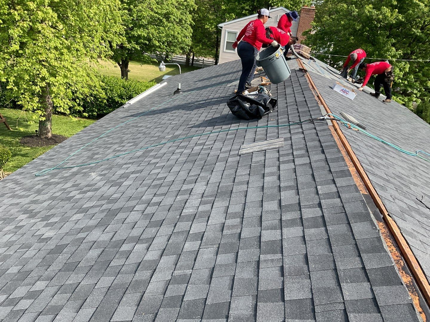 Residential Roofing Installation using CertainTeed Shingles by Alpha Design Services