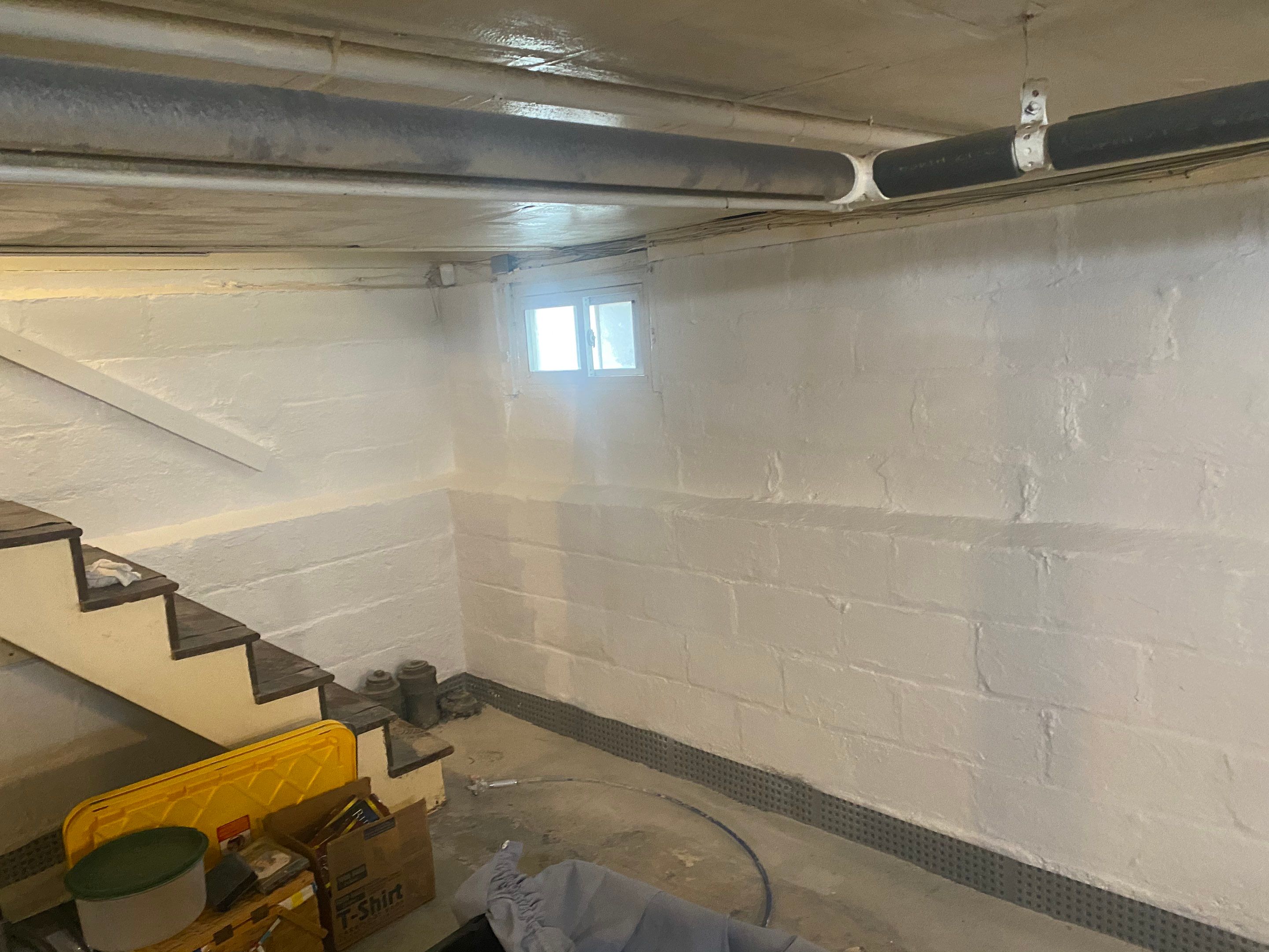 Interior French Drain Job in Bloomfield, NJ by Pure Service Pro, LLC 