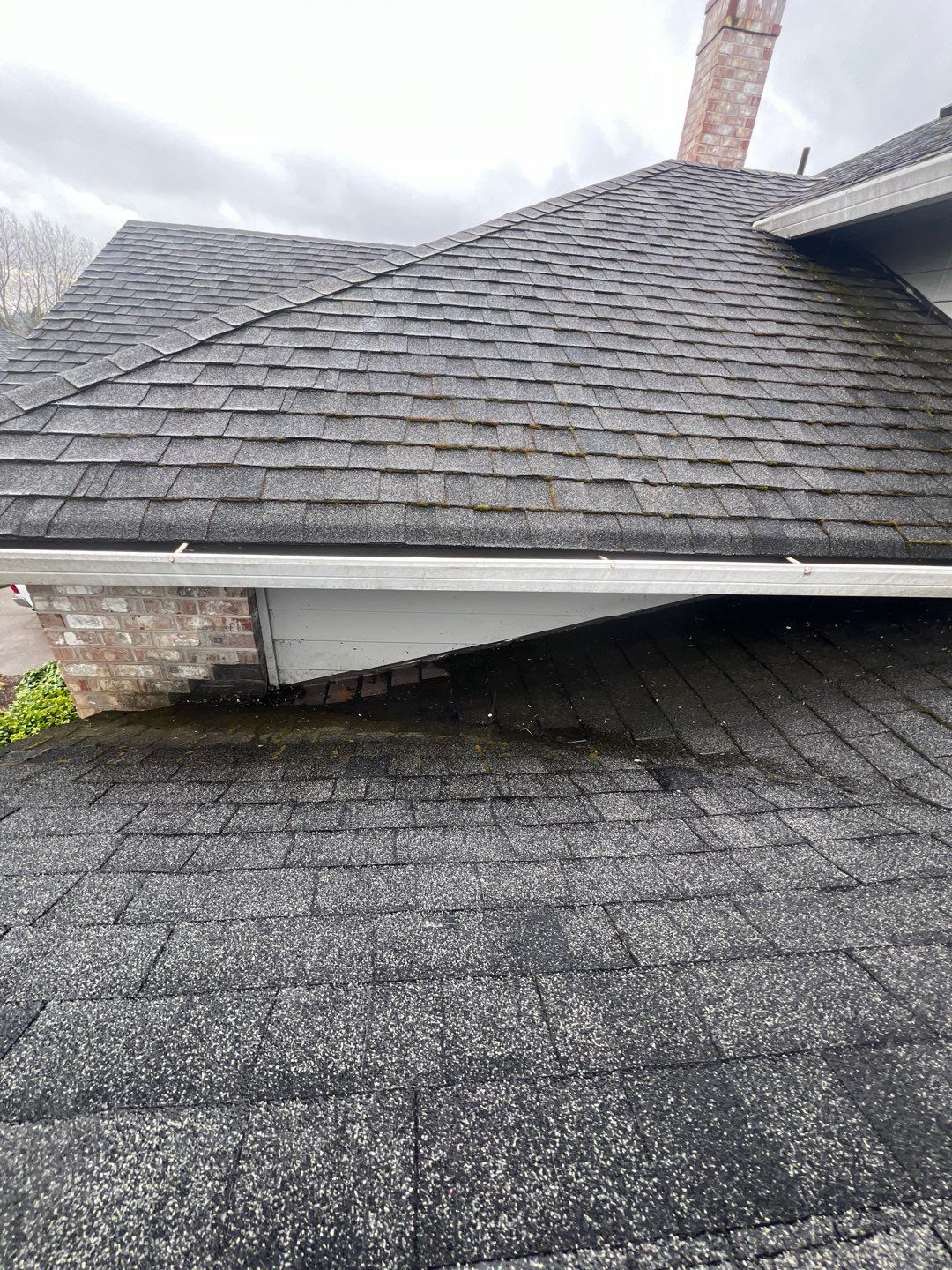 Residential Roofing Installation using IKO Dynasty (Color: Granite Black) by Orezona Building & Roofing Company, Inc.