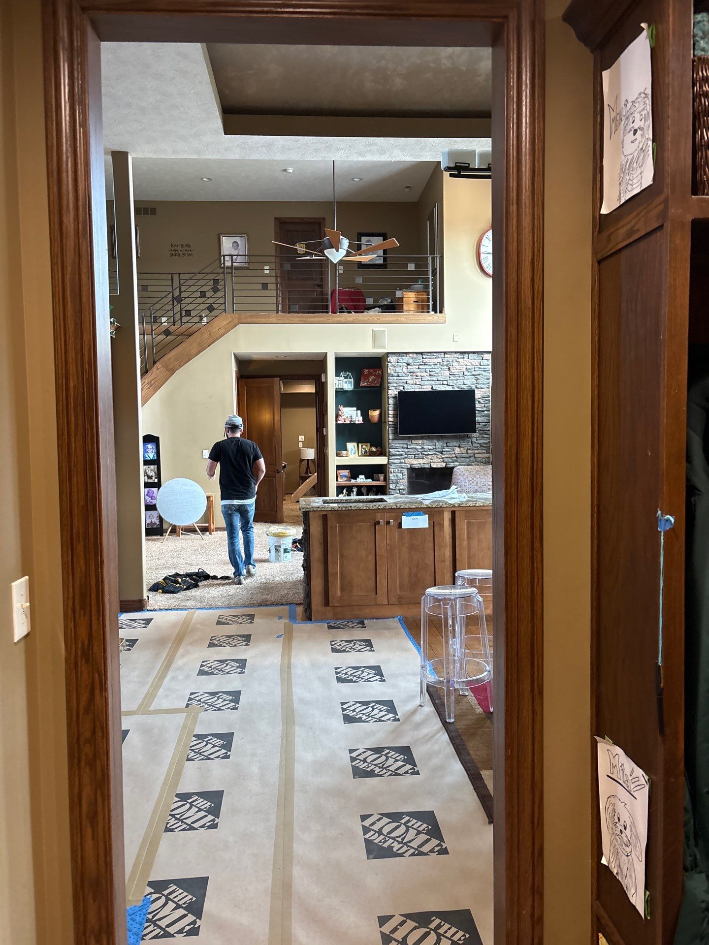 Basement Remodel in Southwest Lincoln by Bear Electric