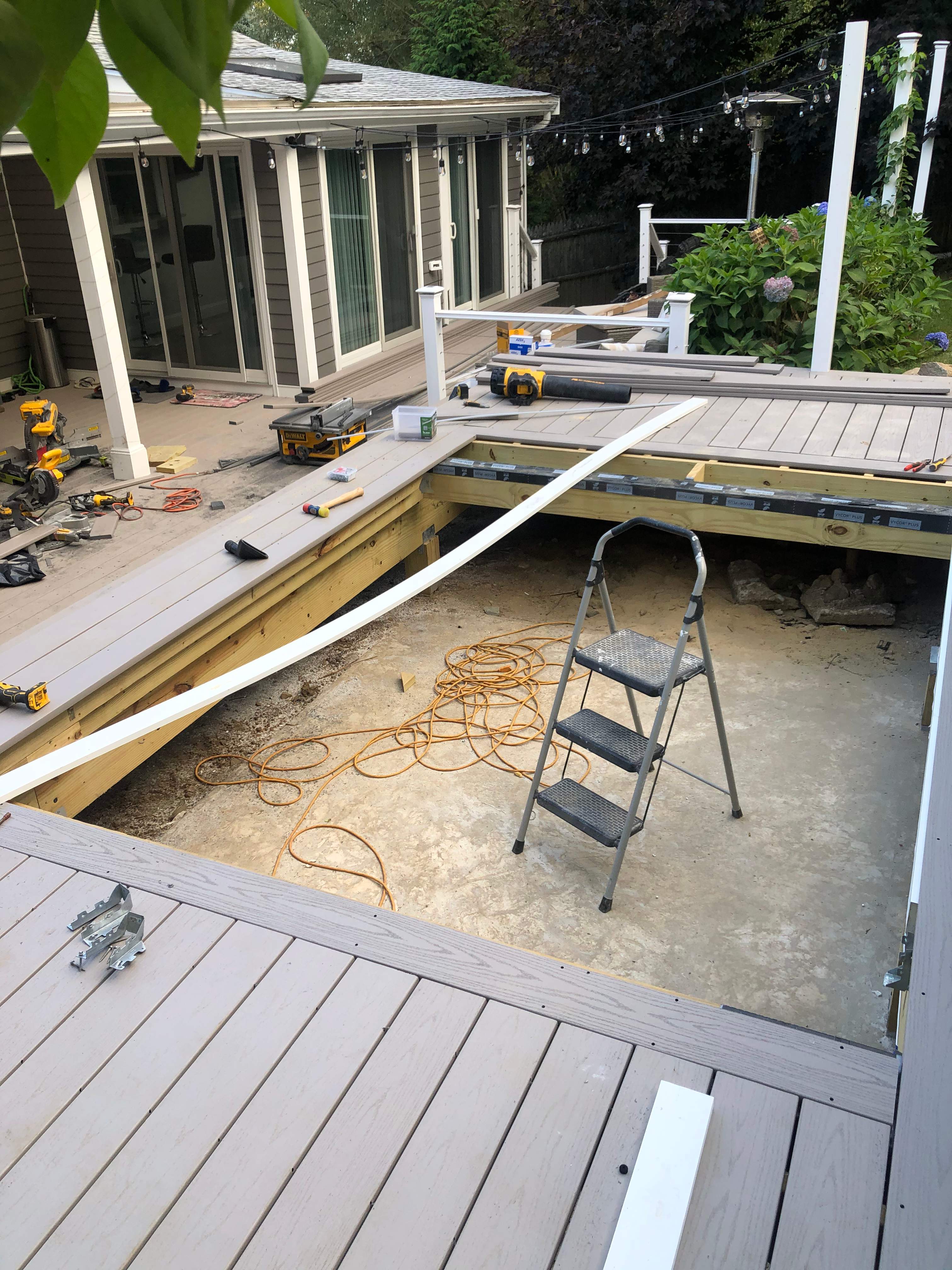 Porch/Deck Construction using AZEK by UBrothers Construction