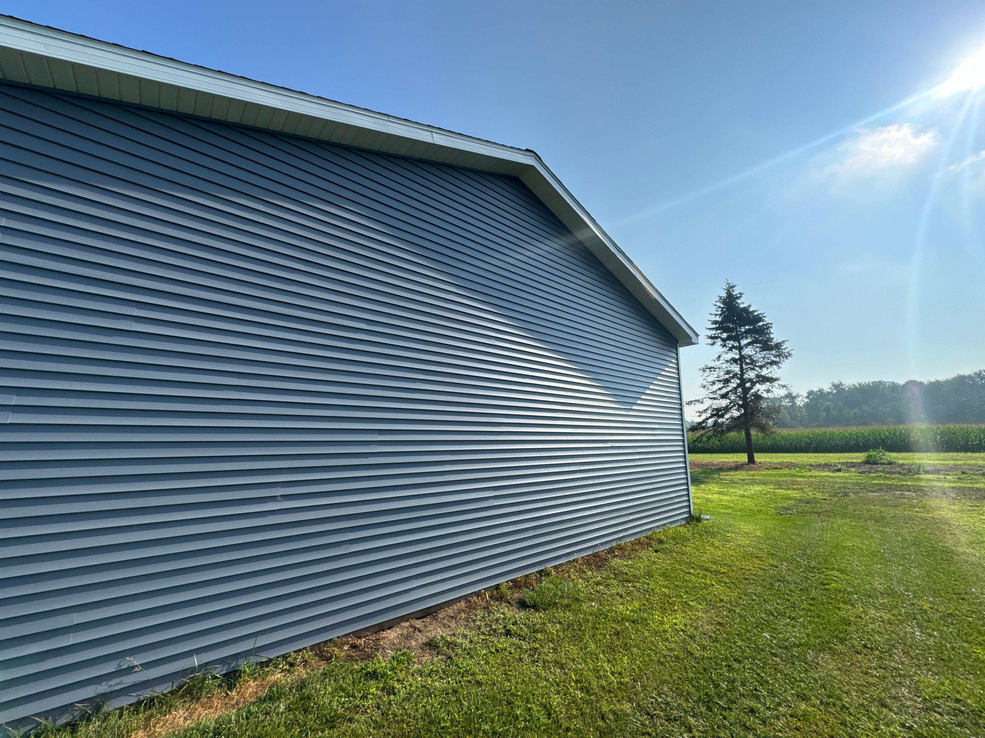 Storm Damage Repair on Barn. by 42 North Construction, LLC.