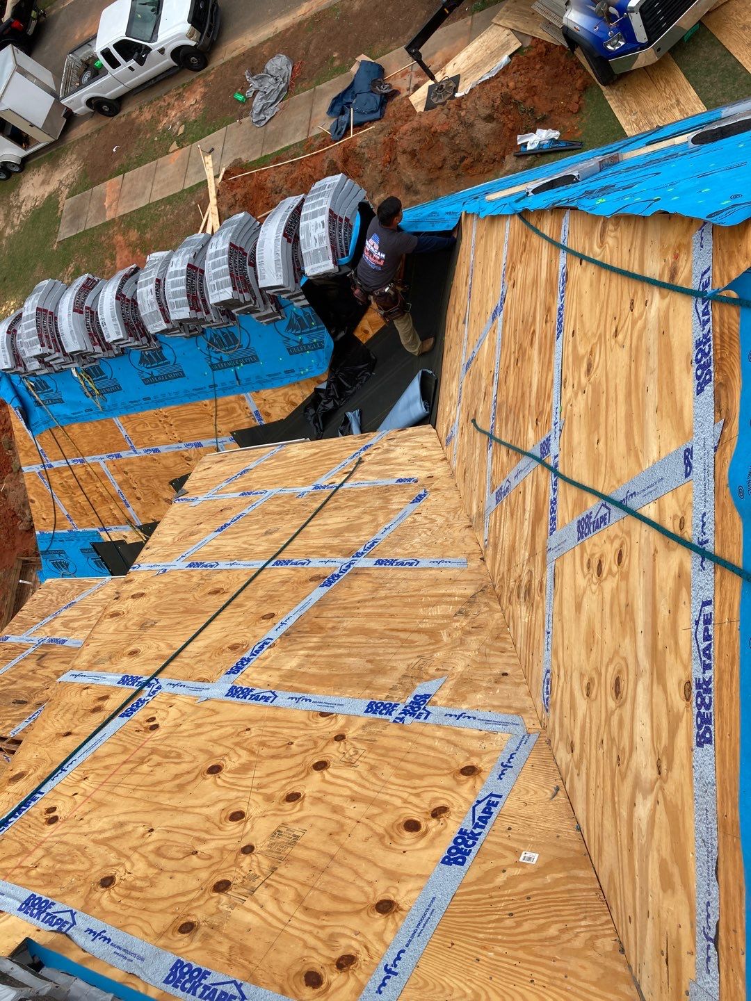 Residential Roofing Installation using Roof Replacement by American Roofing & Construction LLC