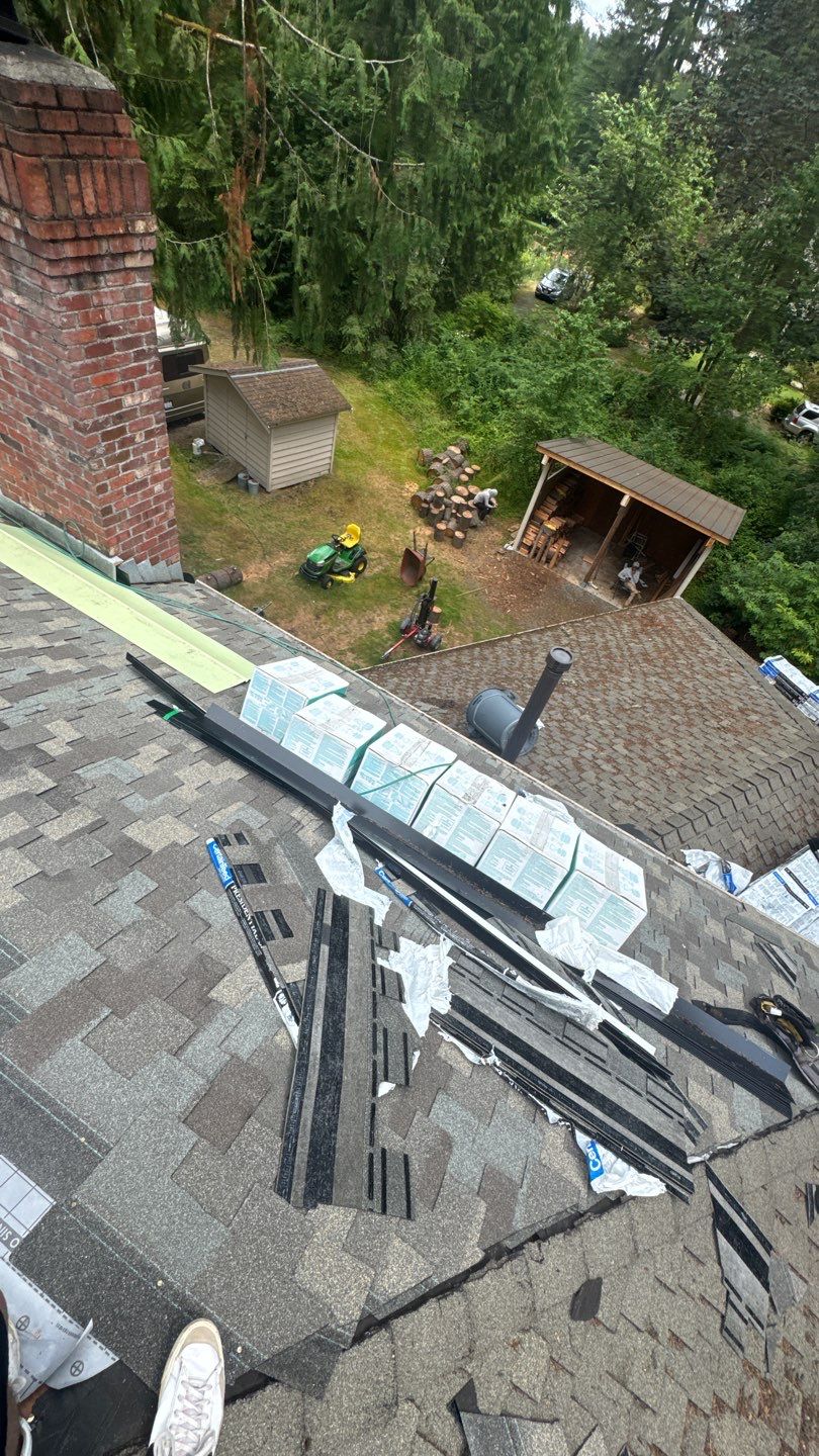 Residential Roofing Installation using GAF HDZ Shingles by Roofing Formula LLC