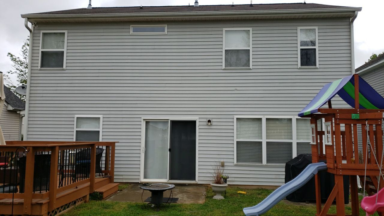 House Wash using cleaner by Power Wash Masters LLC