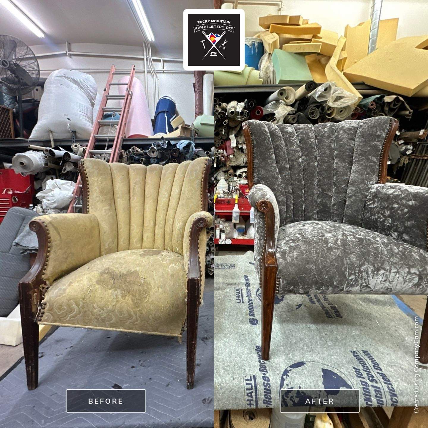 Side Chair by Rocky Mountain Upholstery Co