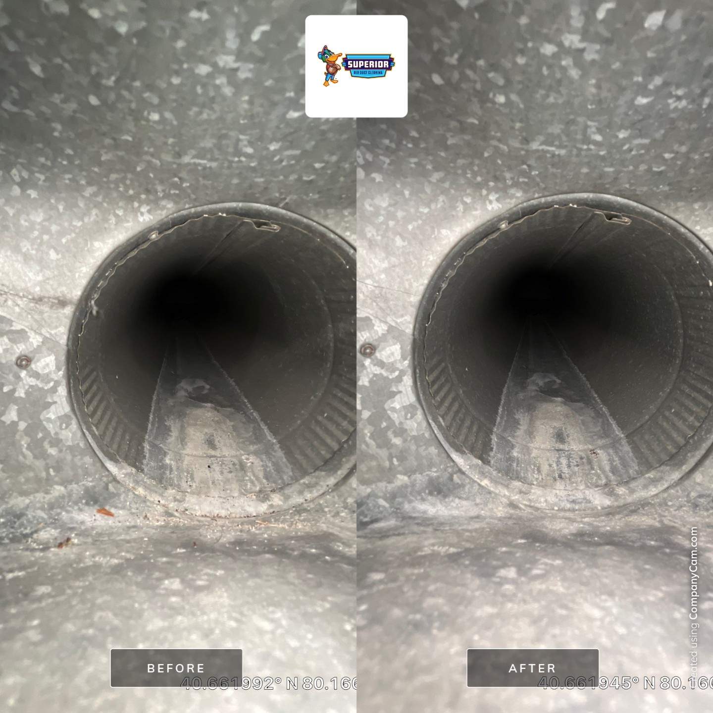 Air Duct Cleaning With a Vacuum Truck in Baden, PA by Superior Air Duct Cleaning