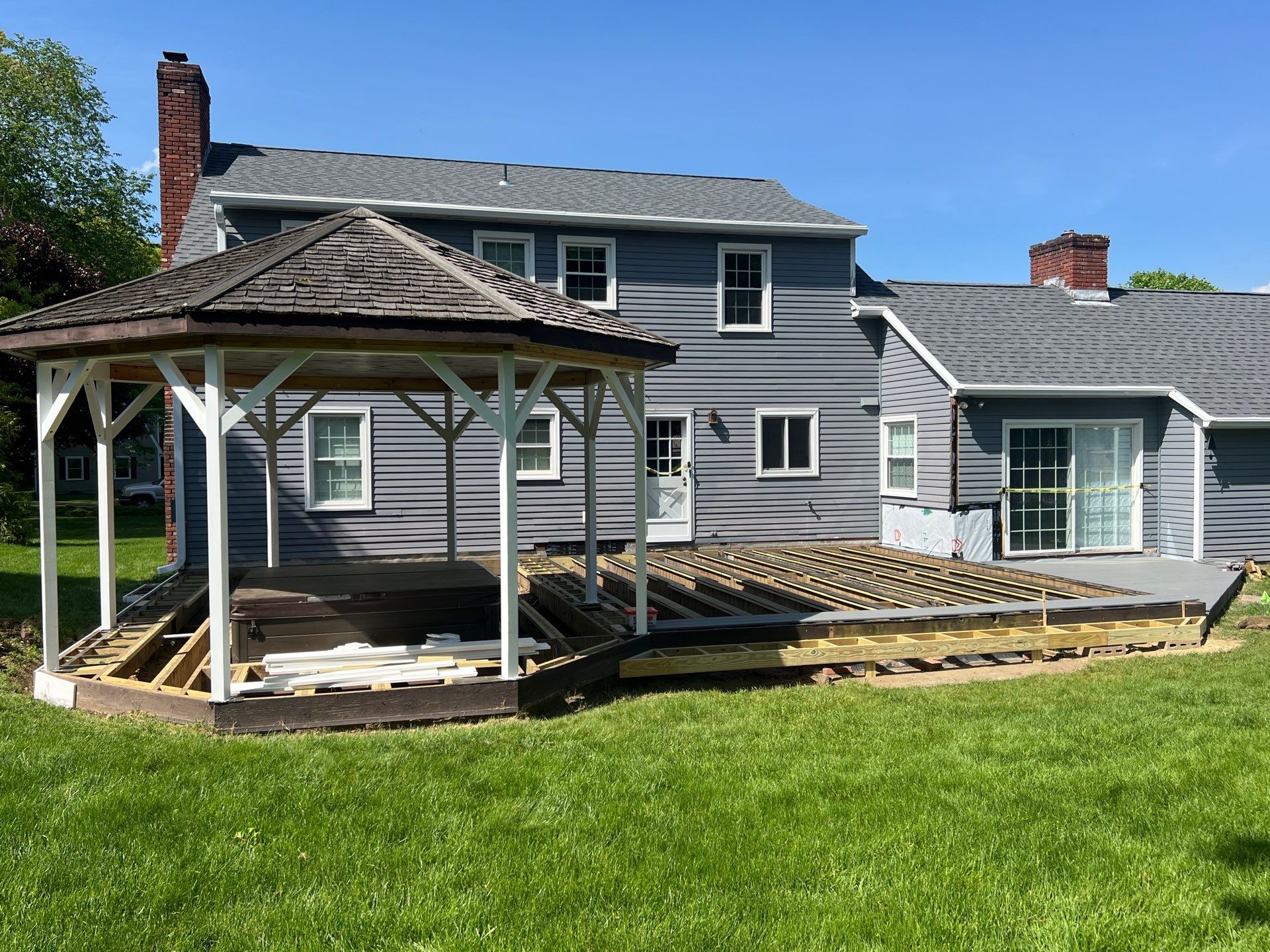 Deck Repair using Trex Select Decking by Chagnon Building & Remodeling LLC